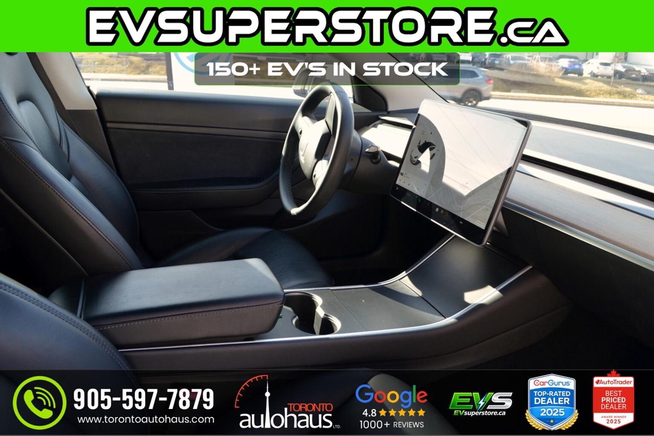2021 Tesla Model 3 SR+ I OVER 100 TESLAS EVSUPERSTORE.CA Photo