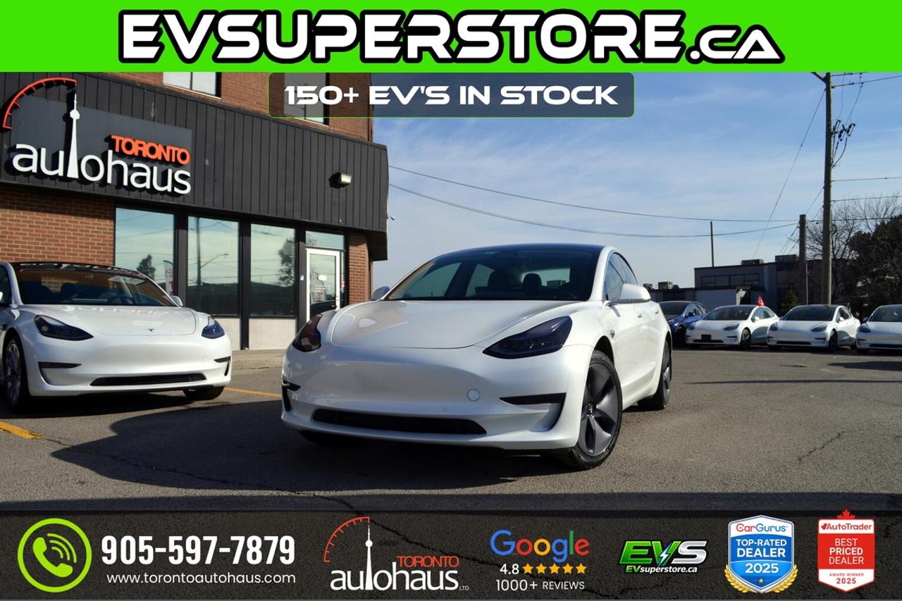 2021 Tesla Model 3 SR+ I OVER 100 TESLAS EVSUPERSTORE.CA Photo