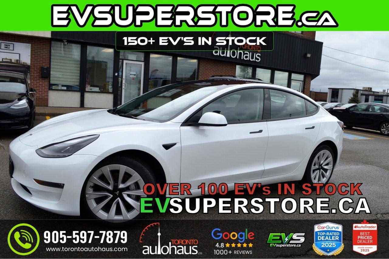2021 Tesla Model 3 OVER 150 EV'S I EVSUPERSTORE.CA Photo0