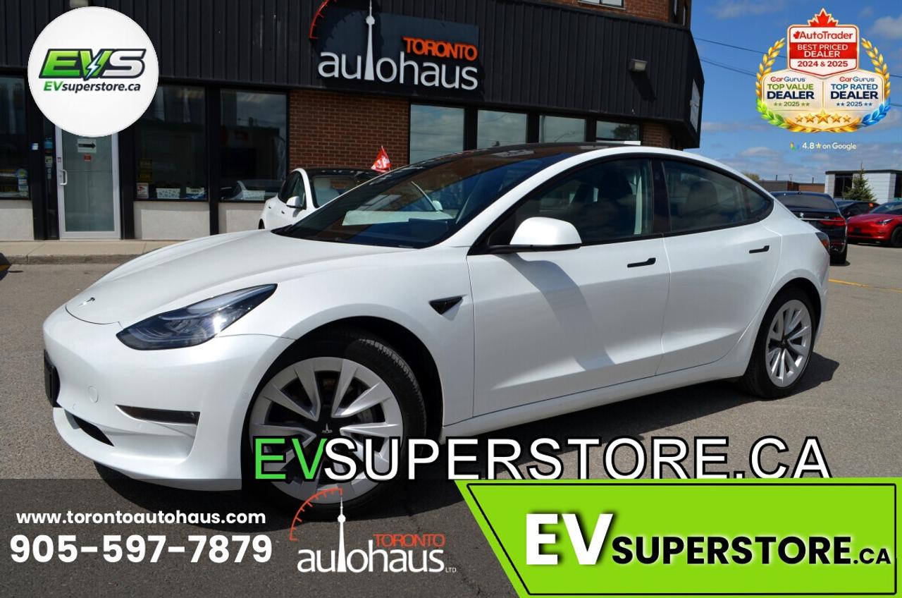 2022 Tesla Model 3 LR AWD I OVER 100 TESLAS EVSUPERSTORE.CA Photo