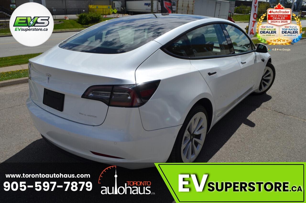 2022 Tesla Model 3 LR AWD I OVER 100 TESLAS EVSUPERSTORE.CA Photo