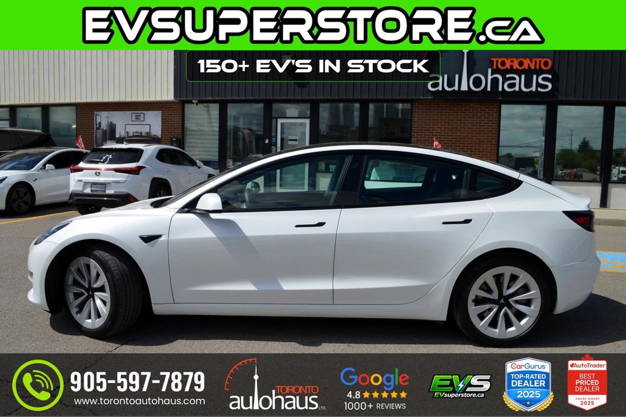 2022 Tesla Model 3 LR AWD I OVER 100 TESLAS EVSUPERSTORE.CA Photo