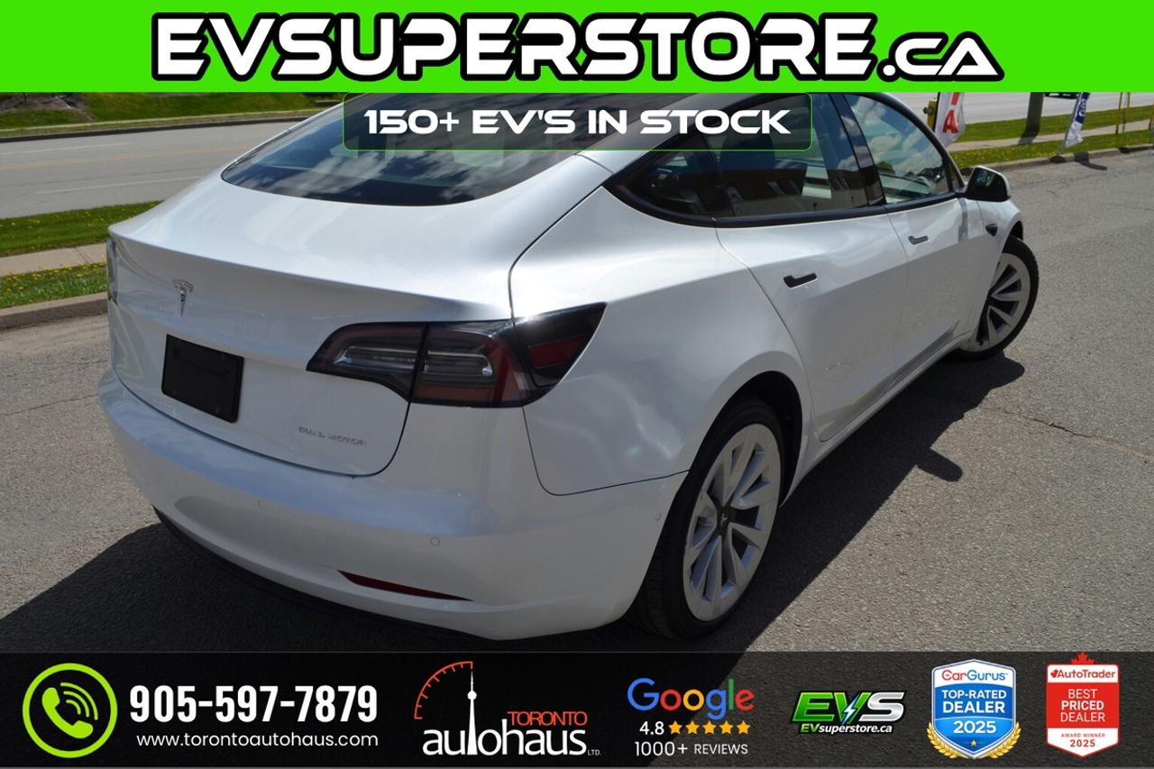 2022 Tesla Model 3 LR AWD I OVER 100 TESLAS EVSUPERSTORE.CA Photo