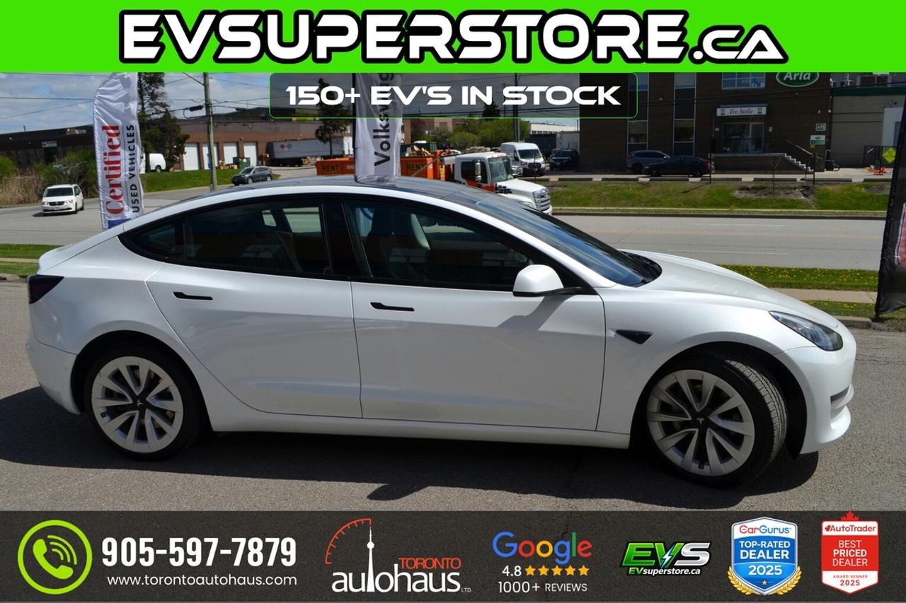 2022 Tesla Model 3 LR AWD I OVER 100 TESLAS EVSUPERSTORE.CA Photo