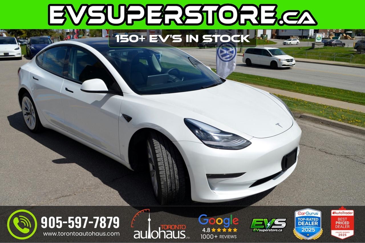 2022 Tesla Model 3 LR AWD I OVER 100 TESLAS EVSUPERSTORE.CA Photo
