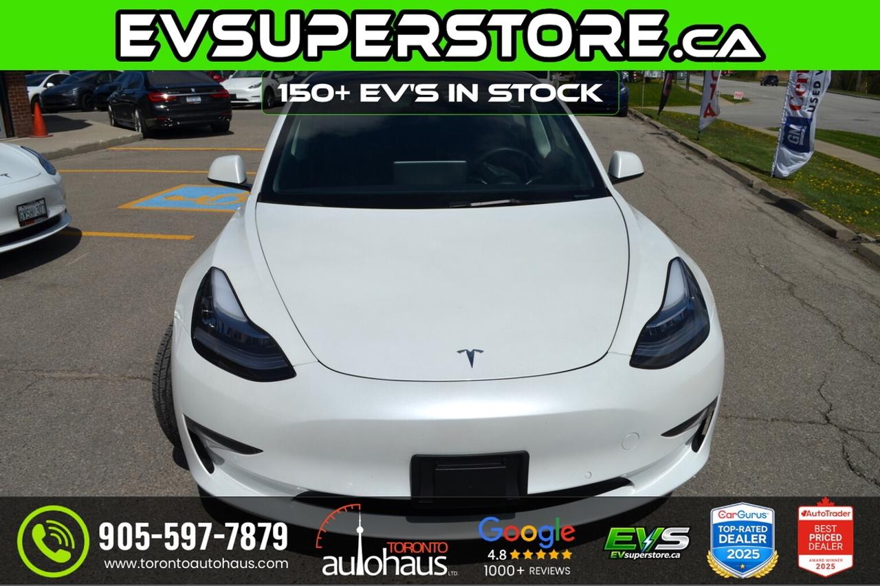2022 Tesla Model 3 LR AWD I OVER 100 TESLAS EVSUPERSTORE.CA Photo