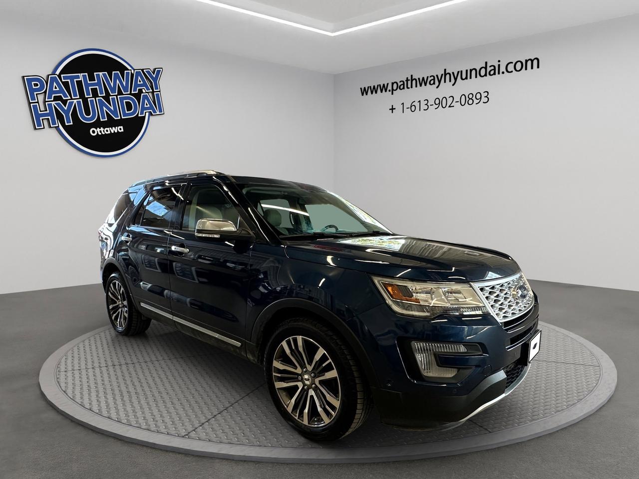 2017 Ford Explorer Platinum | Reverse Cam | Heated Seats Photo0