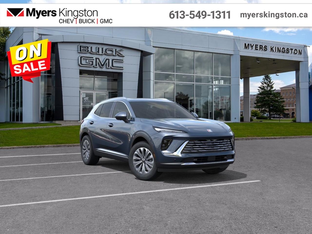 <b>Sunroof!</b><br> <br>  SPECIAL! GM EMPLOYEE PRICING ON NOW! Was $52315. Now $49160! $3155 discount until Jul 31!  <br> <br/>A comprehensive suite of advanced safety and driver-assist features comes standard to help keep you secure on every journey.<br> <br>The 2026 Buick Envision offers drivers a sophisticated crossover experience that pairs elegant design with modern technology and capable handling. Inside, youll enjoy a cabin filled with refined touches, intuitive controls and the kind of comfort suited for daily needs or longer drives. With all-wheel drive as standard, thoughtful amenities, and Buicks commitment to safety, the Envision presents a compelling option for those seeking upscale performance in a compact SUV.<br> <br>This Quartz Blu Metallic SUV has an Automatic transmission and is powered by a 228HP 2.0L 4 Cylinder Engine. <br> <br> Our Envisions trim level is Preferred. This great-looking SUV is decked with great standard features such as power liftgate for rear cargo access, an HD surround vision system, a wireless charging pad for mobile devices, and an ultra-wide infotainment screen with wireless Apple CarPlay and Android Auto. Safety features include adaptive cruise control, blind zone steering assist, lane keep assist with lane departure warning, rear park assist, and rear cross traffic braking. Additional features also include remote engine start, keyless open, a heated steering wheel, heated front seats, and even more. This vehicle has been upgraded with the following features: Sunroof.<br><br> <br>To apply right now for financing use this link: <a href=https://www.taylorautomall.com/finance/apply-for-financing/ target=_blank>https://www.taylorautomall.com/finance/apply-for-financing/</a><br> <br/>Weve discounted this vehicle $3155. 2.79% financing for 84 months. Incentives expire 2026-07-31. See dealer for details. <br><br>HST, licensing, and Federal luxury tax (if applicable) are extra. <br><br> Come by and check out our fleet of 60+ used cars and trucks and 170+ new cars and trucks for sale in Kingston.  o~o