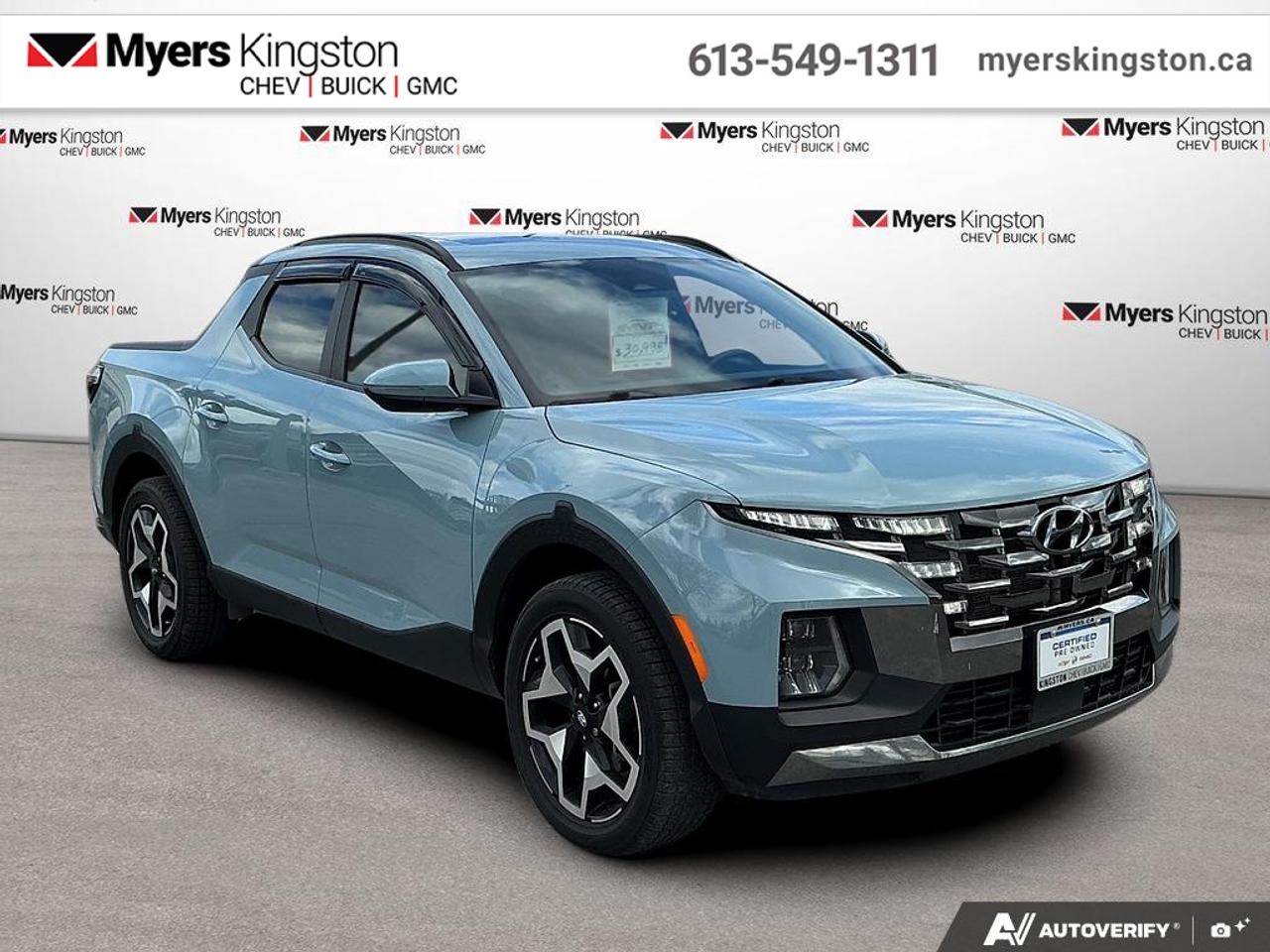 2022 Hyundai Santa Cruz Ultimate w/Color  - Certified - $210 B/W Photo