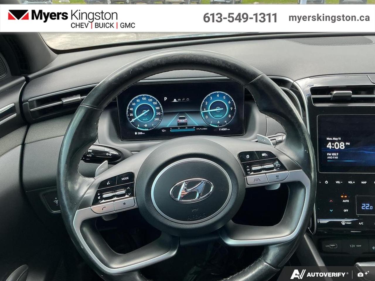 2022 Hyundai Santa Cruz Ultimate w/Color  - Certified - $210 B/W Photo