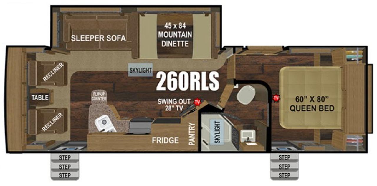 2019 Outdoors RV Blackstone 260RLS 