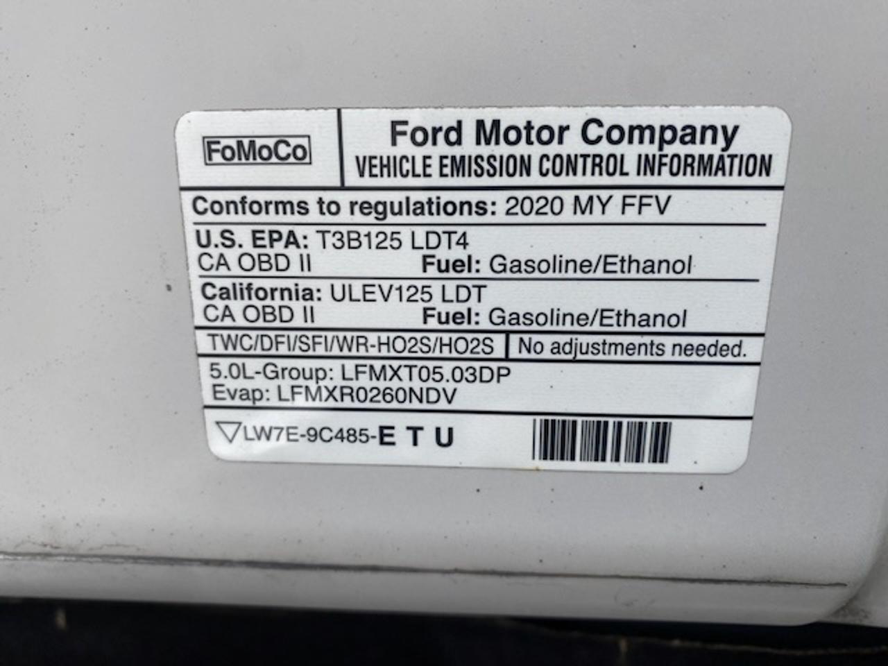 2020 Ford F-150 XLT CREW CAB STD BED 4WD SUPERCREW Photo