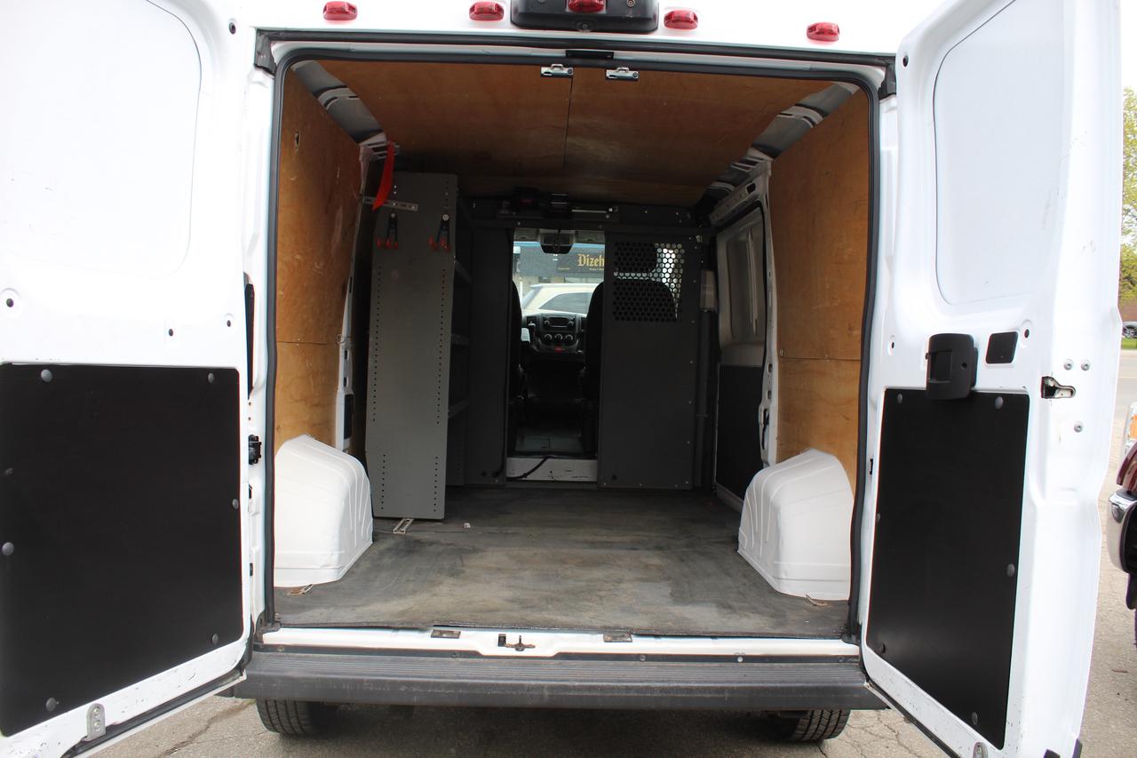 2018 RAM ProMaster 1500 2500 Van 136" Standard Roof, Divider/Shelves Photo