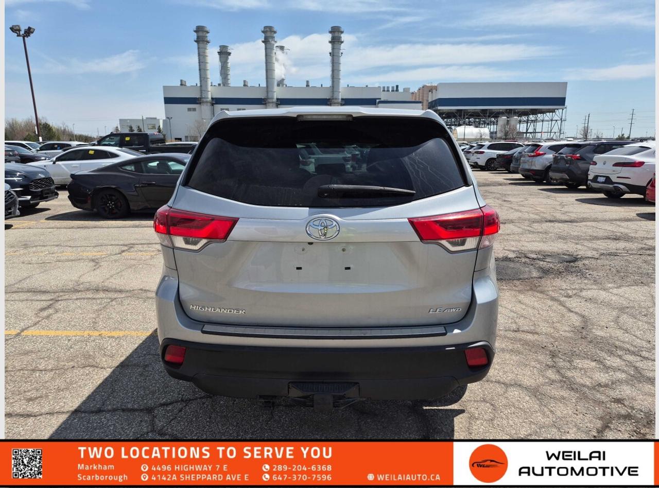 2019 Toyota Highlander LE/No Accident/8 Seats!!! Photo3