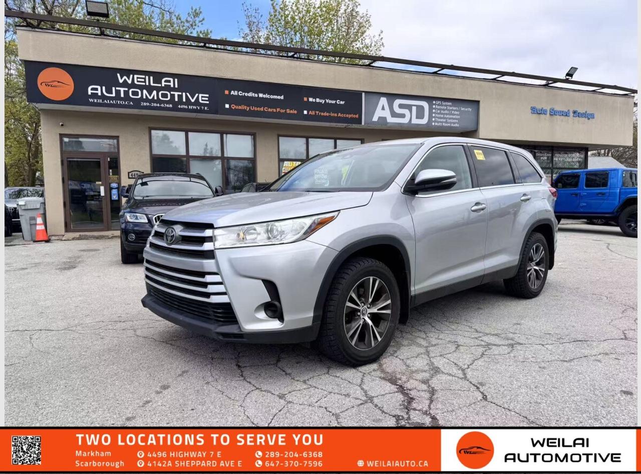 2019 Toyota Highlander LE/No Accident/8 Seats!!! Photo2