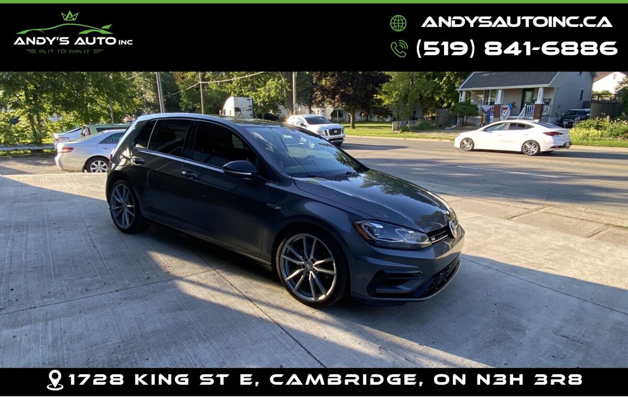 2018 Volkswagen Golf R DCS AWD ! LEATHER ! SUNROOF ! AUTO ! NO ACCIDENTS Photo0