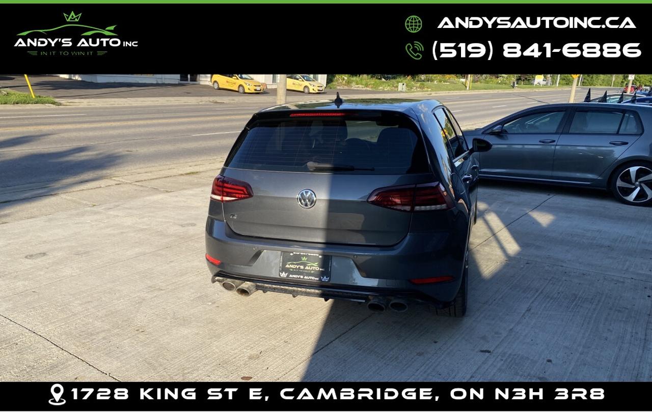2018 Volkswagen Golf R DCS AWD ! LEATHER ! SUNROOF ! AUTO ! NO ACCIDENTS Photo