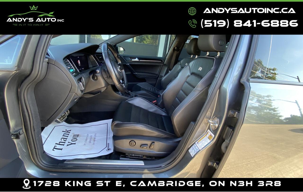 2018 Volkswagen Golf R DCS AWD ! LEATHER ! SUNROOF ! AUTO ! NO ACCIDENTS Photo