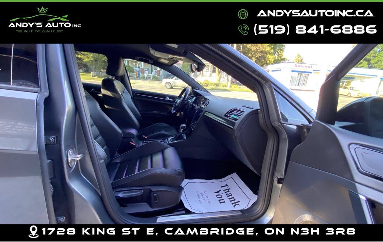 2018 Volkswagen Golf R DCS AWD ! LEATHER ! SUNROOF ! AUTO ! NO ACCIDENTS Photo