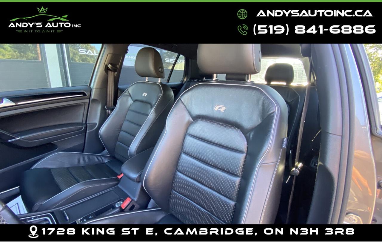 2018 Volkswagen Golf R DCS AWD ! LEATHER ! SUNROOF ! AUTO ! NO ACCIDENTS Photo