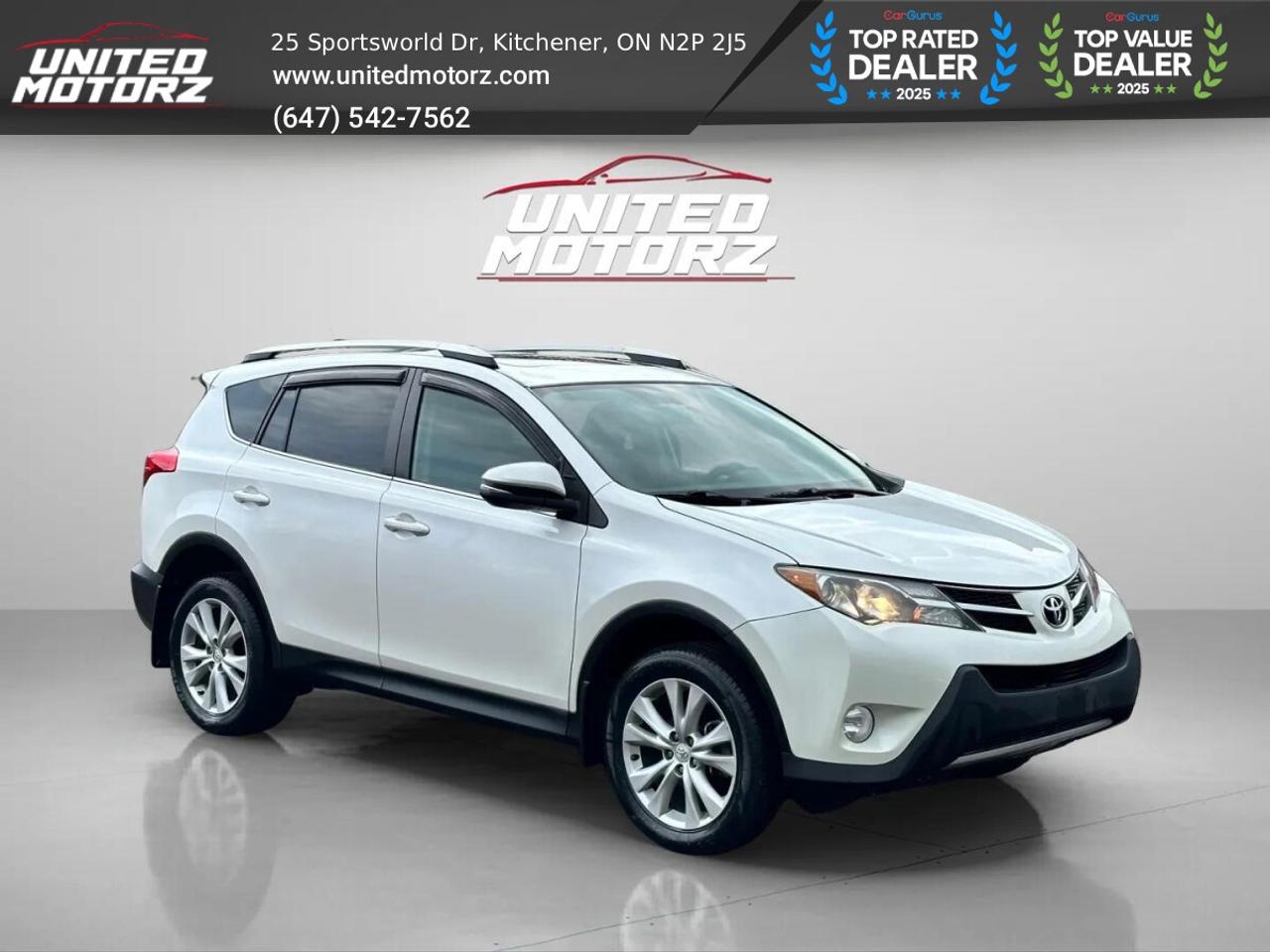 2013 Toyota RAV4 AWD Limited~SAFETY CERTIFIED~Dual Tone Leather Sea Photo