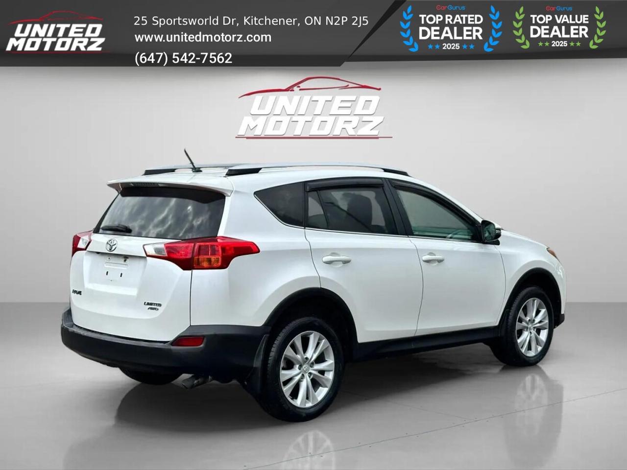 2013 Toyota RAV4 AWD Limited~SAFETY CERTIFIED~Dual Tone Leather Sea Photo4