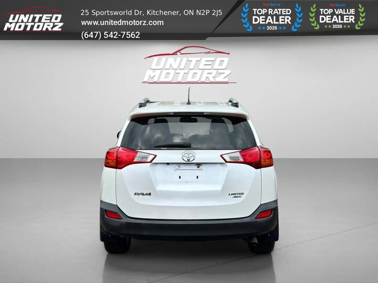 2013 Toyota RAV4 AWD Limited~SAFETY CERTIFIED~Dual Tone Leather Sea Photo
