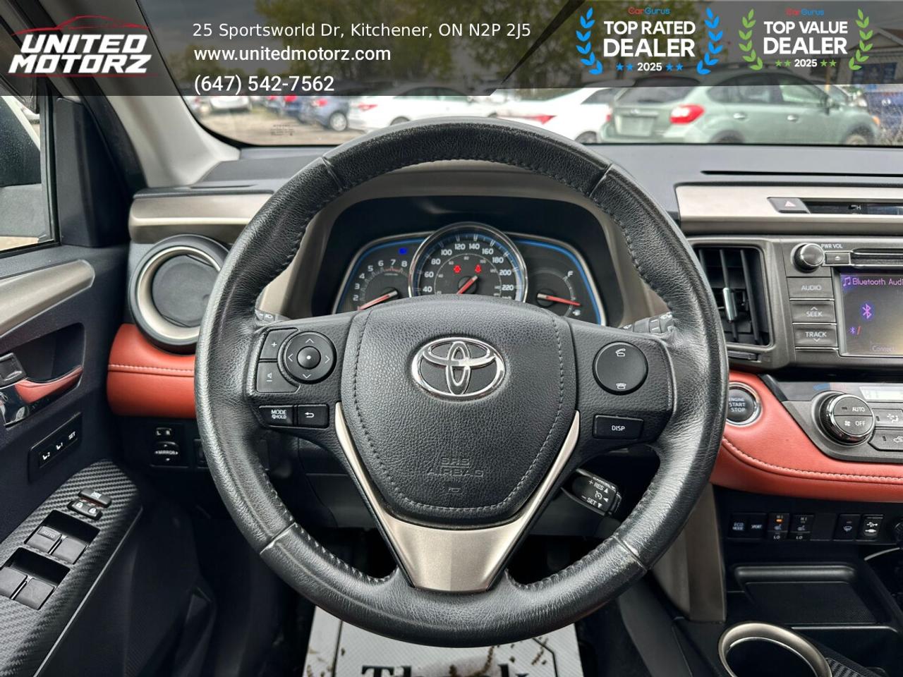 2013 Toyota RAV4 AWD Limited~SAFETY CERTIFIED~Dual Tone Leather Sea Photo