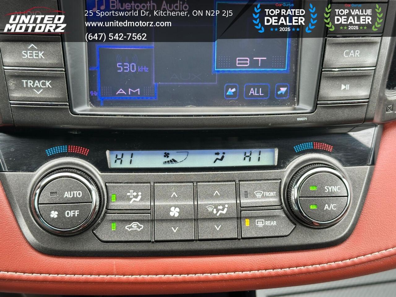 2013 Toyota RAV4 AWD Limited~SAFETY CERTIFIED~Dual Tone Leather Sea Photo