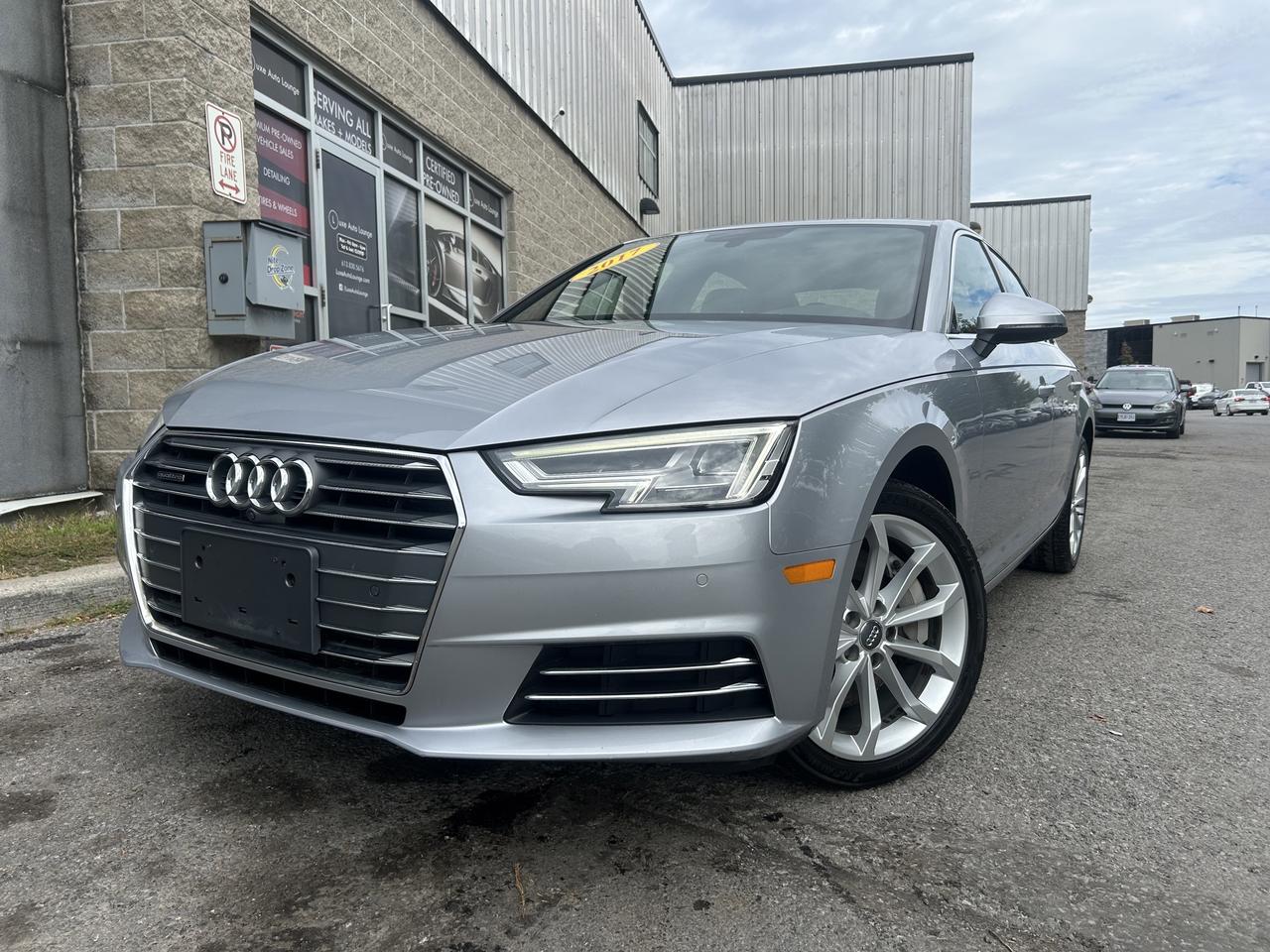Silver 2017 Audi A4 Sedan Automatic