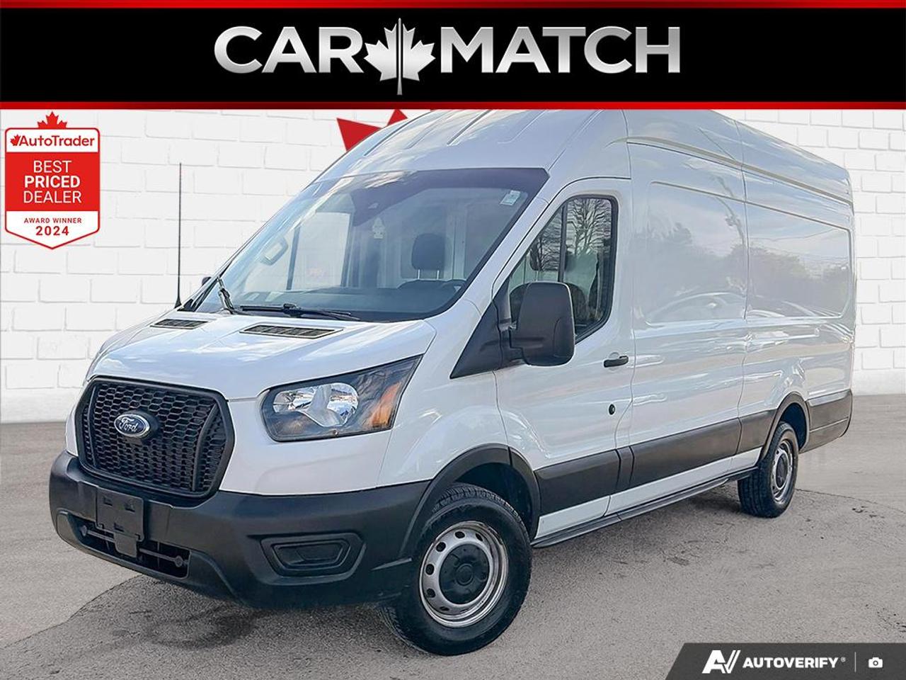 2021 Ford Transit Cargo Van T-350 / HIGH ROOF / LONG WHEEL BASE / BLUETOOTH - Photo #1