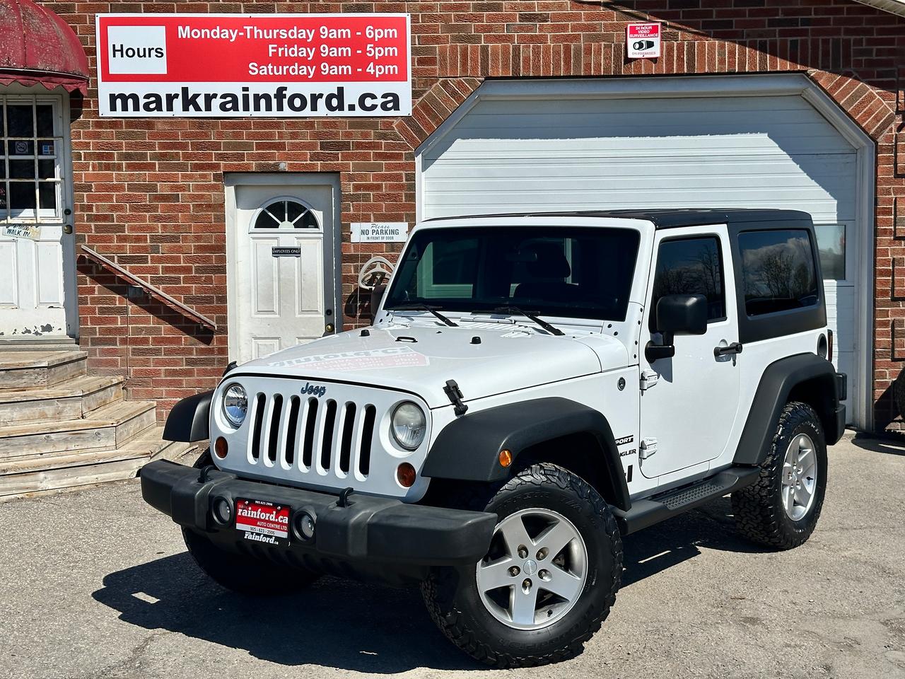2012 Jeep Wrangler Sport4X4 2Door 6-Speed Manual FM A/C TowHitch CD