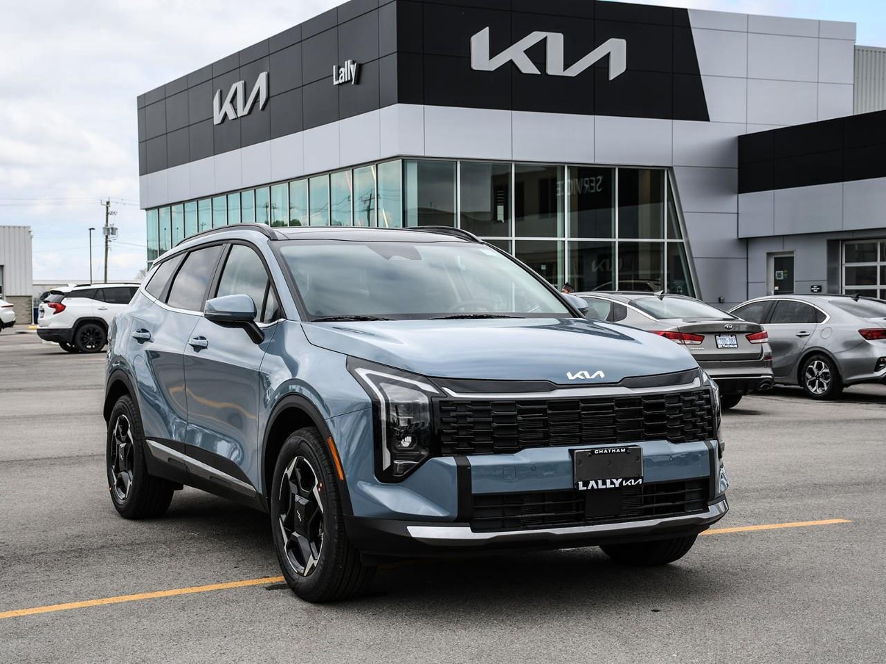 <h3><strong>2026 Kia Sportage  EX  Stock #LKSP00697</strong></h3><p>The <strong>2026 Kia Sportage EX</strong> offers an excellent balance of comfort, capability, and modern technology, making it one of the most versatile and well-rounded compact SUVs in the Kia lineup. Powered by a <strong>2.5L 4-cylinder engine paired with an 8-speed automatic transmission and all-wheel drive</strong>, it delivers smooth, confident performance that is ideal for both everyday commuting and longer highway drives.</p><p>With its <strong>standard AWD system</strong>, the Sportage EX provides enhanced traction and stability in changing road and weather conditions, making it especially well suited for Canadian driving year-round. The suspension is tuned for comfort while still maintaining a composed and responsive feel on the road.</p><p>Inside, the EX trim adds a refined touch with <strong>premium synthetic leather seating surfaces</strong>, along with <strong>heated front seats</strong> and a <strong>heated steering wheel</strong> for added comfort during colder months. The cabin is spacious and thoughtfully designed, offering excellent passenger room and flexible cargo capacity with split-folding rear seats to easily adapt to everyday life.</p><p>Technology is a standout feature, highlighted by a large <strong>12.3-inch touchscreen infotainment system</strong> with <strong>Apple CarPlay and Android Auto</strong>, along with Bluetooth connectivity and intuitive controls that make staying connected simple and convenient. Additional features such as <strong>push-button start</strong> and advanced driver convenience systems enhance the overall ownership experience.</p><p>Safety and driver assistance features are comprehensive, including <strong>Forward Collision-Avoidance Assist</strong>, <strong>Blind-Spot Collision Avoidance Assist</strong>, <strong>Lane Keeping Assist</strong>, and <strong>Smart Cruise Control</strong>, all working together to help provide added confidence and peace of mind behind the wheel.</p><p>On the exterior, the Sportage EX features bold, modern styling with distinctive LED lighting and alloy wheels fitted with all-season <strong>tires</strong>, giving it a clean, athletic, and upscale appearance on the road.</p><p>With its combination of AWD capability, upgraded comfort, advanced technology, and everyday practicality, the <strong>2026 Kia Sportage EX</strong> is an excellent choice for drivers looking for a compact SUV that delivers strong value without compromise.</p><p><strong>Call us today for the latest incentives from Kia Canada!</strong></p> <p>OnRoads: Deductible coverage + Windshield chip coverage + theft/recovery benefit policy. Mats/Wheel locks</p>