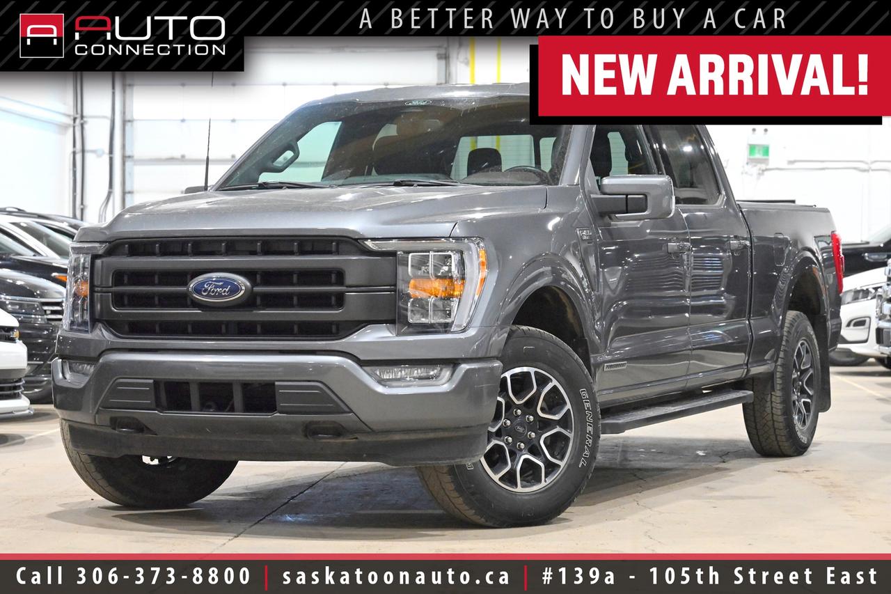 <p><span><font color=#000000><span>Financing & Warranty Available!</span><span><br></span></font></span><span><br></span><span><b>SuperCrew w/ 5.5ft. Box - Accident Free - Low KMs</b></span><span><br></span><span><br>This accident-free <b>2021 Ford F-150 Lariat</b> stands out as a premium Saskatchewan truck with 93,749 kilometers and the kind of capability and comfort that make every drive feel easier. Finished in Carbonized Grey Metallic over black leather, it brings a bold, confident look with the sharp styling of the Lariat Sport Package, gloss black wheels, and dark exterior accents. Under the hood, the 3.5L PowerBoost hybrid engine and 10-speed automatic transmission deliver impressive strength while helping keep fuel use to a smart 9.8L/100km combined. With 4x4 confidence, the Max Trailer Tow Package, and a 3.73 electronic-locking rear axle, this F-150 is built to handle work, weekends, and everything in between. Inside, heated and cooled leather seats, dual-zone climate control, and the 12-inch digital productivity screen create a cabin that feels as modern as it is comfortable. The 12-inch touchscreen with connected navigation, Apple CarPlay, Android Auto, and the B&O premium sound system makes every trip more connected and enjoyable. Safety and convenience come together with BLIS, lane keeping system, pre-collision assist, reverse sensing, a rear view camera, and post-collision braking for extra peace of mind. Features like remote start, push-button start, power-folding heated mirrors, power-adjustable pedals with memory, and a power tailgate with step add everyday practicality you will appreciate right away. If you are looking for a well-equipped, locally owned F-150 that blends hybrid efficiency, advanced technology, and true truck capability, this Lariat is ready to impress at Saskatoon Auto Connection.<br><br></span><span>Key Features:</span><span><br></span><span><br>- 4x4<br>- 9.8L/100km Combined Fuel Economy<br>- Lariat Sport Package<br>- Cooled & Heated Leather Seats<br>- Remote Start<br>- Apple CarPlay & Android Auto Compatibility<br>- Connected Navigation<br>- 12-Inch LCD Capacitive Touchscreen<br>- 12-Inch Digital Productivity Screen<br>- 8-Speaker B&O Premium Sound System w/ Subwoofer<br>- Reverse Sensing System<br>- Rear View Camera<br>- Blind Spot Information System (BLIS) w/ Cross-Traffic Alert<br>- Lane Keeping System<br>- Pre-Collision Assist w/ Automatic Emergency Braking<br>- Post-Collision Braking<br>- Intelligent Access w/ Push-Button Start<br>- Dual-Zone Automatic Climate Control<br>- Ambient Ice Blue Interior Lighting<br>- Leather-Wrapped Steering Wheel<br>- Power-Adjustable Pedals w/ Memory<br>- Power-Folding Heated Sideview Mirrors w/ Memory<br>- LED Reflector Headlamps & Fog Lamps<br>- LED Taillamps<br>- Power Tailgate w/ Tailgate Step<br>- LED Box Lighting w/ Zone Lighting<br>- Unique Instrument Panel, Media Bin Lid & Door-Trim Finish<br>- Body-Colour Bumpers<br>- Dark Grey Grille & Front Skid Plate Elements<br>- Dark Grey Fender Badges & Angular Step Bars<br>- 18-Inch 6-Spoke Gloss Black Wheels<br>- Max Trailer Tow Package<br>- 3.73 Electronic-Locking Rear Axle<br>- HEV 10-Speed Automatic Transmission<br>- 3.5L PowerBoost 6-Cylinder Hybrid Engine<br><br><b>Exterior Colour:</b> Carbonized Grey Metallic<br><b>Interior Colour:</b> Black Leather<br><br><b>Manufacturers Brochure:</b> </span><a href=https://jazel-upload.s3.amazonaws.com/uploads/fordassets/brochures/2021/F-150.pdf target=_blank><span>https://jazel-upload.s3.amazonaws.com/uploads/fordassets/brochures/2021/F-150.pdf</span></a><span><br><br></span><span>Unlock a full year of FREE exclusive VIP benefits with your purchase! Enjoy 20% off labor, 25% off tires, free windshield stone chip repairs, and so much more. Visit saskatoonauto.ca/vip-features for all the details.<br></span><span><br>Honesty Pricing eliminates the haggle hassle by providing you with our lowest possible selling price up front. In fact, it is the lowest price in our market, and we will prove it by disclosing a comprehensive market report of what our competitors are selling similar vehicles for.<br></span><span><br>This vehicle meets our Diamond Certification standard, which begins by selecting only premium quality vehicles and subjecting them to a much more comprehensive inspection process than typical dealerships use. Diamond Certified ensures a clean history, exceptional appearance and problem-free operation.<br></span><span><br>At Saskatoon Auto Connection we sell pre-owned automobiles the way we would like to buy them ourselves. Since 2008, we have been dedicated to providing the highest level of integrity and transparency in our industry, in combination with the highest quality vehicles at the most competitive prices in Saskatchewan. Our friendly staff is ready to positively redefine your expectations of the pre-owned automobile space.</span><span></span></p>