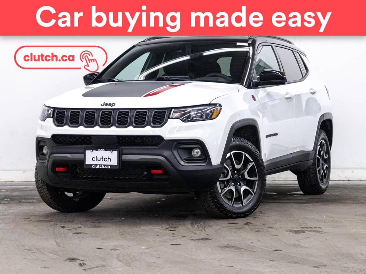 Electric Parking Brake, Brake Assist, Power Tailgate/Hatch and more!<br> <br>Clutch is the largest online used car retailer in Canada, delivering a seamless, hassle-free car-buying experience to drivers everywhere. Shop thousands of used cars online, get the right one delivered to your door, and enjoy peace of mind with our 10-Day Money-Back Guarantee. How sweet is that? To learn more, visit clutch.ca.<br> <br>The top features for this car include:<br> <br>Auto Stop/Start<br>Electric Parking Brake<br>Brake Assist<br>Power Tailgate/Hatch<br>Cornering Lights<br>Auto Dimming Rearview Mirror<br>Front Heated Seats<br>Folding Rear Seats<br>Climate Control<br>Dual Zone Front Climate Control<br>Rear Climate Vents<br>Premium Sound System<br>Bluetooth Music<br>Touchscreen Display<br>GPS Navigation<br>Cruise Control<br>Integrated Garage Door Opener<br>12V Outlet<br>Hands Free Device Connectivity<br>Apple CarPlay<br>Android Auto<br>USB Input<br>Keyless Entry<br>Push Button Start<br>Passive Keyless Entry<br>Keyfob Remote Start<br>Rear Seat Reminder<br>Lane Departure Warning<br>Active Lane Keep Assistance<br>Blindspot Sensors<br>Forward Collision Mitigation<br>Rear Collision Warning<br>Power Lumbar Support<br>Rear Cross Traffic Alert<br>Pedestrian Detection<br>Driver Attention Alert<br>Heated Steering Wheel<br>One-Touch Windows<br>Rain Sensing Wipers<br>Rear Window Defroster<br>Panoramic Sunroof<br>Hill Assistance<br>Automatic High Beams<br>Rear View Camera<br>Rear Parking Sensors<br>Power Driver Seat<br>App Remote Start<br> <br>Seamless home delivery - Delivery to your door in a matter of days. Available on select packages.<br> <br>Try it out for 10 days - If you do not like it, we will take it back. <br> <br>Quality assured - All cars go through our rigorous 210-point inspection and reconditioning process.<br> <br>Peace of mind - Warranty and protection plans available.<br> <br>Haggle-free - No haggling or hard sells.<br> <br>100% Transparency - Full inspection reports on every car, including high-res photography and a free Carfax report.<br> <br>Listed price is for cash purchase only and does not include taxes, Shipping Fees (if applicable), Delivery Fees (if applicable), government licensing fees.<br> <br>Previous Provincial Registrations:<br>Ontario<br> <br>Stock # 102401