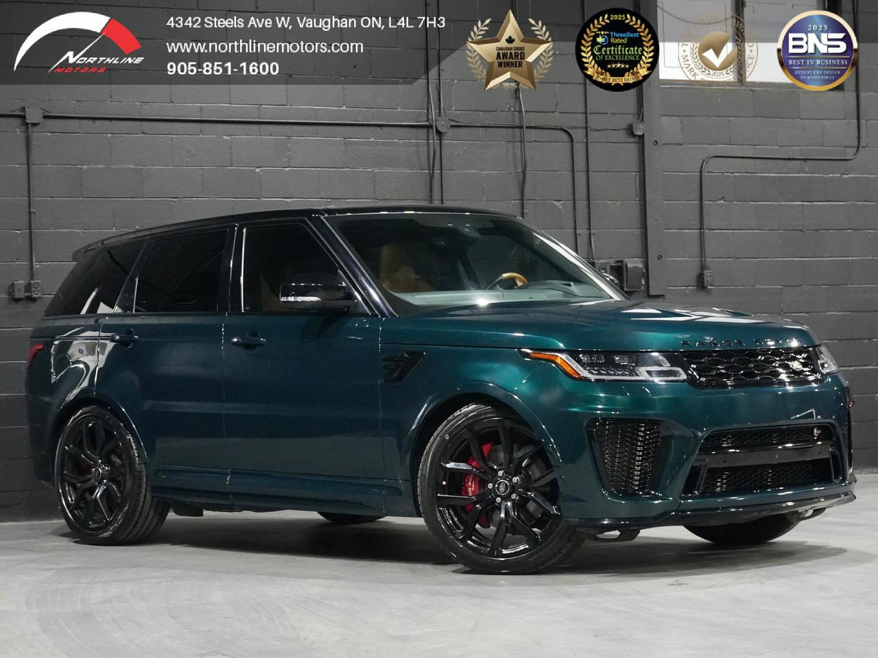 2022 Land Rover Range Rover Sport V8 Supercharged SVR BRITISH RACING GREEN|HUD Photo0