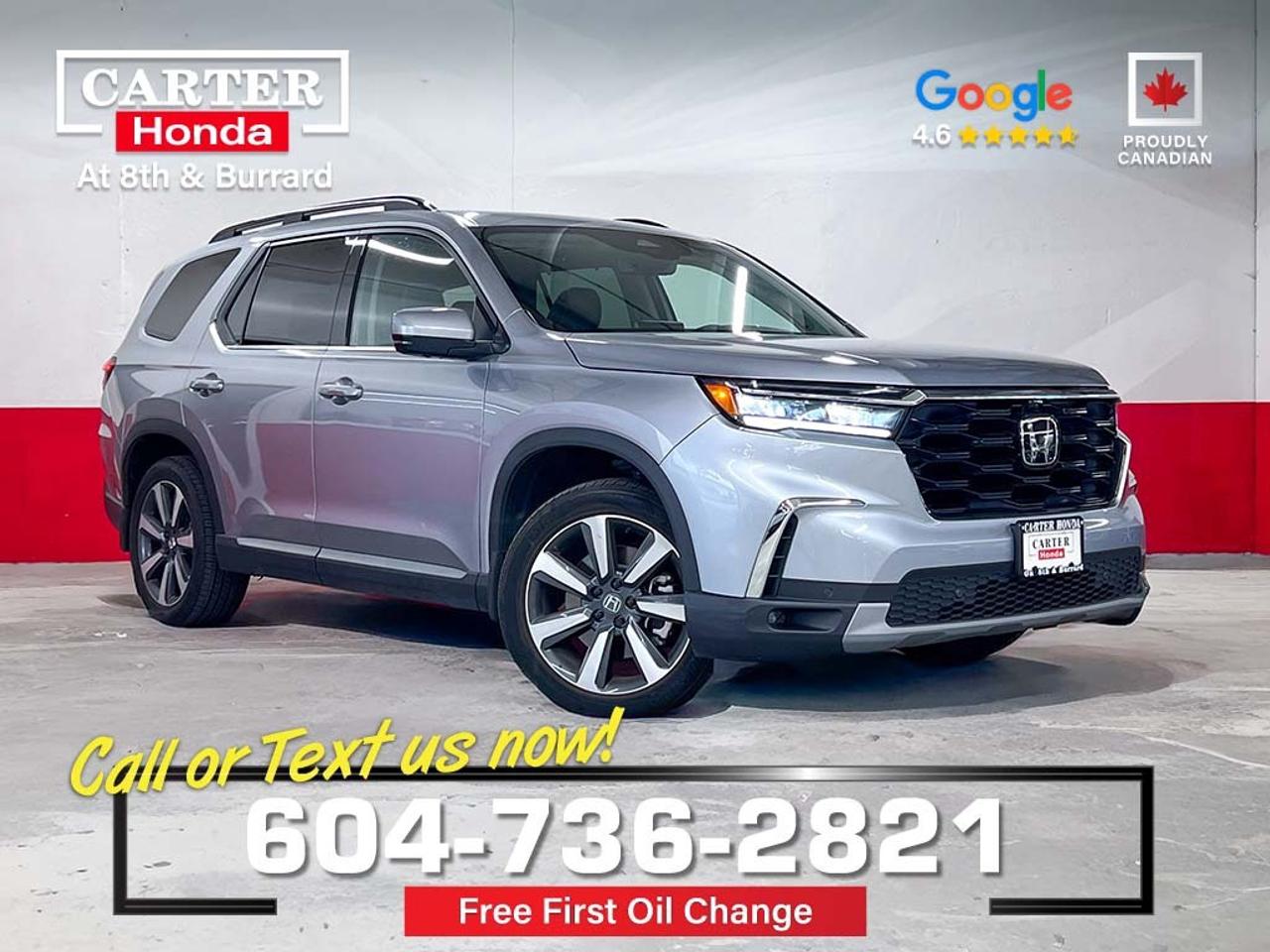 Used 2025 Honda Pilot Touring AWD | 8 Passenger Seating/Driver Assist Pk for sale in Vancouver, BC