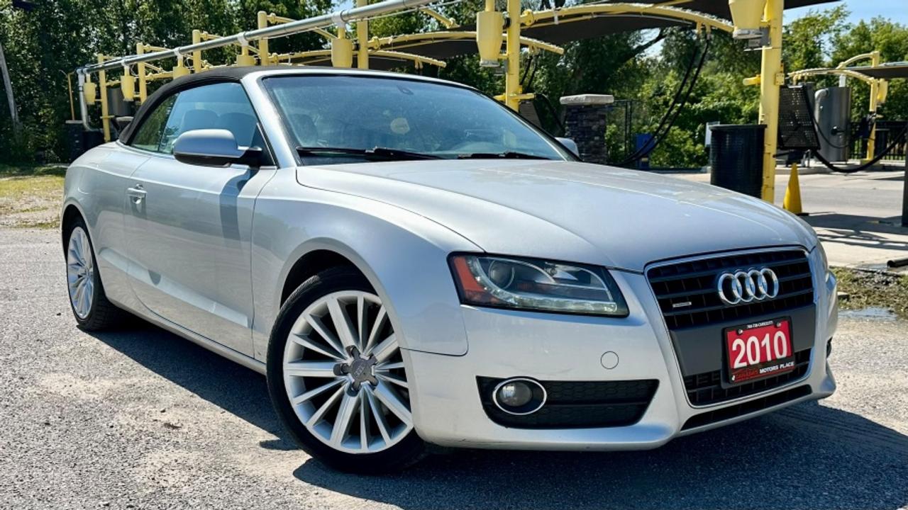 2010 Audi A5 * CONVERTIBLE * AWD * LOW KM * AS IS ONLY 2.0T QUATTRO PREMIUM Photo