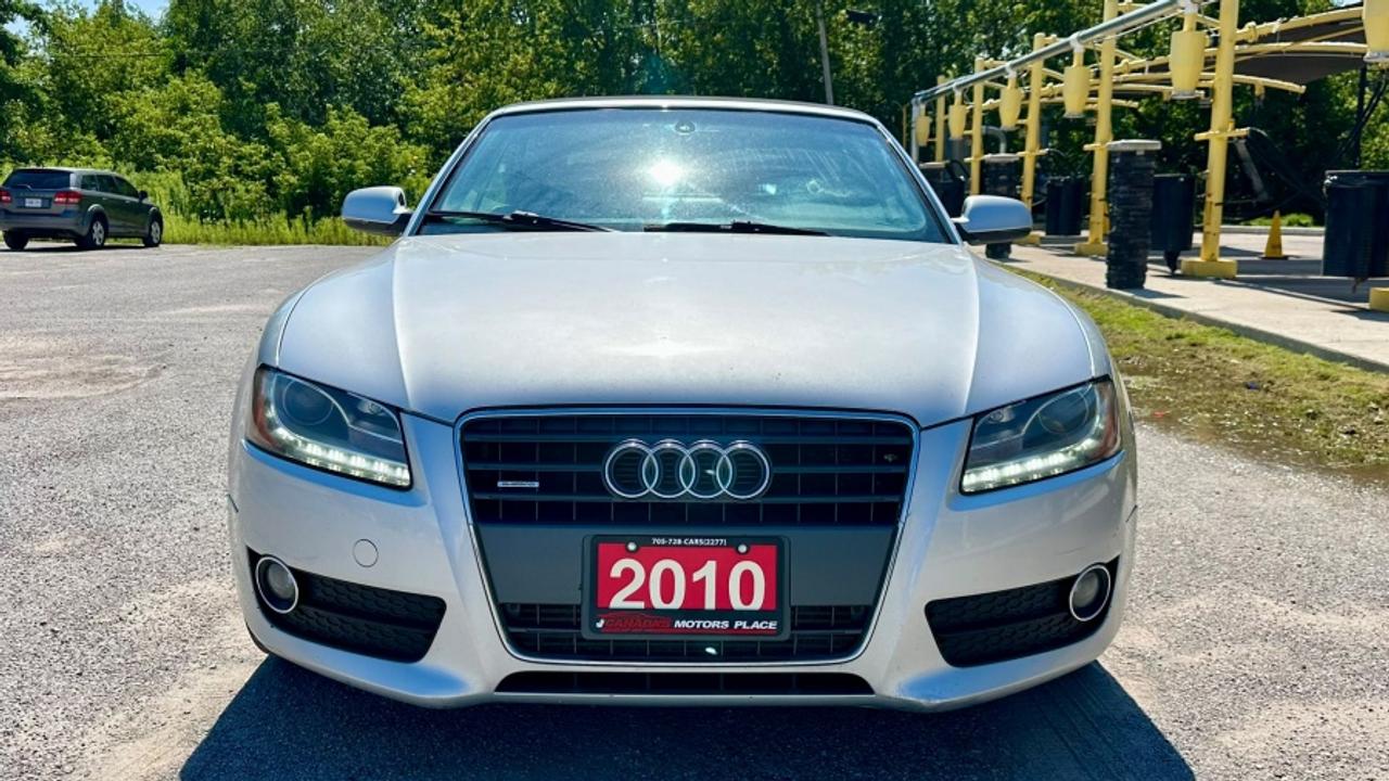 2010 Audi A5 * CONVERTIBLE * AWD * LOW KM * AS IS ONLY 2.0T QUATTRO PREMIUM Photo