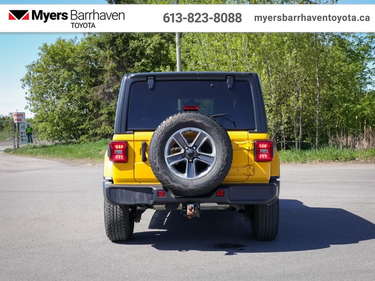 2021 Jeep Wrangler Sahara Unlimited  -  4G Wi-Fi - $280 B/W Photo2