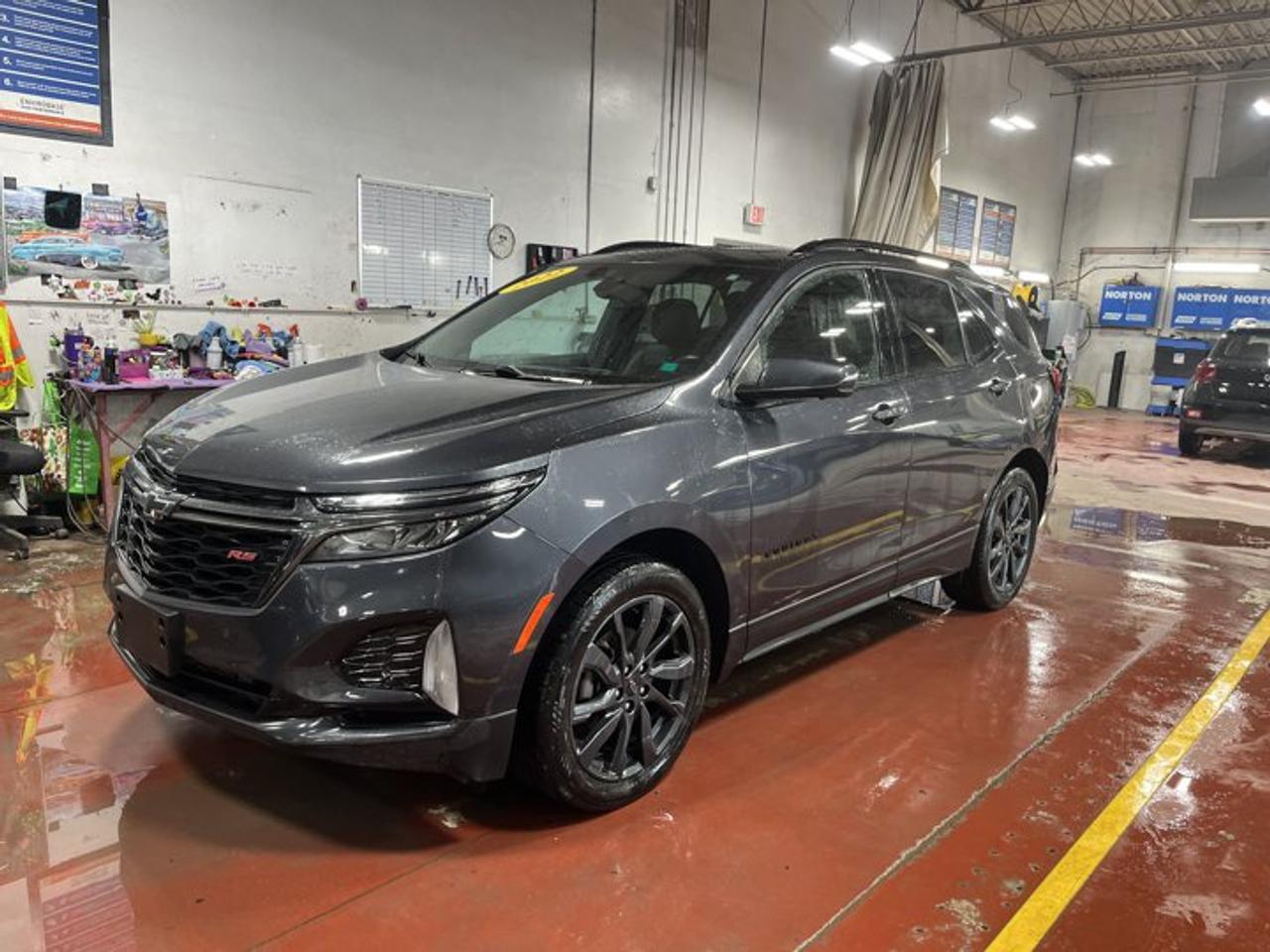 New Price!CARFAX Canada No Reported AccidentsGray Metallic 2022 Chevrolet Equinox RS AWD 6-Speed Automatic Electronic with Overdrive 1.5L DOHCAWD, 120-Volt Power Outlet, 19 Aluminum Wheels, 2 Rear USB Charging-Only Ports, 2 USB Data Ports, 2 USB Data Ports w/SD Card Reader, 2 USB Ports & Auxiliary Input Jack, 2-Way Power Driver Lumbar Control Seat Adjuster, 3.87 Final Drive Axle Ratio, 4-Wheel Disc Brakes, 6 Speaker Audio System Feature, 6 Speakers, 8-Way Power Driver Seat Adjuster, ABS brakes, Adaptive Cruise Control, Advanced Safety Package, Air Conditioning, Alloy wheels, AM/FM radio: SiriusXM, Auto High-beam Headlights, Automatic temperature control, Bluetooth® For Phone, Bose Premium 7-Speaker Audio System Feature, Brake assist, Bumpers: body-colour, Compass, Delay-off headlights, Driver door bin, Driver Seatback Map Pocket, Driver vanity mirror, Dual front impact airbags, Dual front side impact airbags, Electronic Stability Control, Emergency communication system: OnStar and Chevrolet connected services capable, Four wheel independent suspension, Front anti-roll bar, Front Bucket Seats, Front dual zone A/C, Front License Plate Mount BC/MB/ON, Front Passenger 4-Way Manual Seat Adjuster, Front reading lights, Fully automatic headlights, HD Surround Vision, Heated door mirrors, Heated Driver & Front Passenger Seats, Heated front seats, Heated Steering Wheel, Illuminated entry, Infotainment Package, Low tire pressure warning, Not Equipped w/Driver & Fr Pass Heated Seats, Occupant sensing airbag, Outside Heated Power Adjustable Mirrors, Outside temperature display, Overhead airbag, Overhead console, Panic alarm, Passenger door bin, Passenger vanity mirror, Perforated Leather-Appointed Seat Trim, Power door mirrors, Power driver seat, Power Liftgate, Power steering, Power Sunroof, Power windows, Preferred Equipment Group 1RS, Premium audio system: Chevrolet Infotainment 3, Premium Cloth Seat Trim, Radio data system, Radio: Chevrolet Infotainment 3 Plus System w/Navi, Radio: Chevrolet Infotainment 3 System, Rear anti-roll bar, Rear reading lights, Rear window defroster, Rear window wiper, Remote keyless entry, Roof rack: rails only, RS Leather Package, RS Plus Package, Security system, SiriusXM, Speed control, Speed-sensing steering, Split folding rear seat, Spoiler, Steering wheel mounted audio controls, Tachometer, Telescoping steering wheel, Tilt steering wheel, Traction control, Trip computer, Variably intermittent wipers, Wireless Apple CarPlay/Wireless Android Auto.At Steele GMC Buick Fredericton, were proud to be your Used Car Mega Center serving drivers all across Atlantic Canada from Fredericton, Oromocto, New Maryland, Woodstock, Saint John, and Moncton in New Brunswick, to Nova Scotia, Prince Edward Island, and Newfoundland. Our inventory features all makes and models of used cars, trucks, SUVs, and vans, giving you the best selection in the region. Whether you need a fuel-efficient sedan, a family SUV, or a rugged pickup, youll find it right here at Steele GMC Buick Fredericton. With our Market Value Pricing, every vehicle is priced based on real-time market conditions, ensuring you get the best possible deal without the hassle of negotiating. We keep pricing transparent and competitive so you can shop with total confidence. No matter your credit situation good, bad, or no credit at all youre approved. Our finance experts work with lenders across Atlantic Canada to find the best terms for your budget, including second-chance financing, newcomer programs, and credit rebuilding solutions. As part of Steele Auto Group, Atlantic Canadas most diversified automotive group with 47 dealerships representing 27 brands, we offer unmatched selection, buying power, and customer support. That means if the vehicle you want isnt on our Fredericton lot, we can source it quickly from our massive dealer network across the Maritimes. When it comes to used vehicles, St