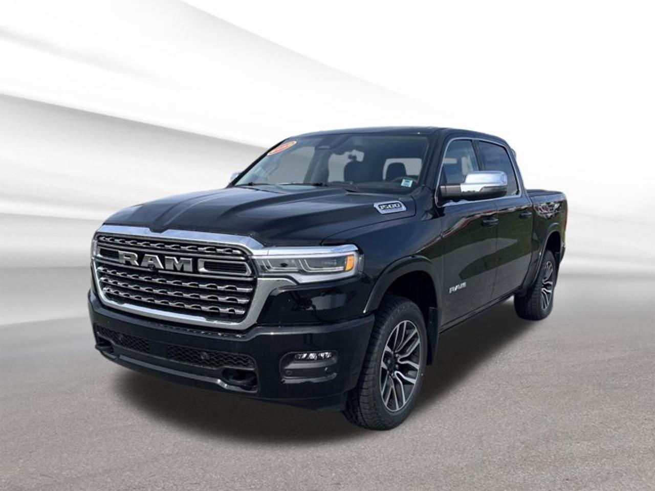Meet the brand new 2026 RAM 1500 Limited Longhorn, now at Steele Halifax Chrysler Dodge Jeep Ram FIAT in Halifax. This full-size truck blends premium comfort, modern power, and real truck capability in one refined package. Finished in Black with a Brown interior, it brings a bold look and a confident presence to every drive.With four doors, automatic transmission, and 4-wheel drive, this 2026 RAM 1500 Limited Longhorn is ready for work, travel, and daily life in Atlantic Canada. Its Twin Turbo Premium Unleaded I-6 3.0 L engine delivers strong response and smooth performance, while the cabin adds upscale comfort with carefully selected features.FEATURES OF THE 1500 Limited LonghornPremium longhorn trim with upscale detailingBlack exterior with Brown interiorPanoramic sunroof adds open-air feelHead-up display keeps data in viewTRUCK FEATURES4-wheel drive for added year-round tractionFour-door cab adds passenger practicalitySpare tire included for added peaceFull-size truck utility for daily demandsADVANCED SAFETY FEATURESHead-up display helps reduce driver distraction4-wheel drive supports secure road gripSpare tire adds roadside confidenceStrong truck design inspires daily assurancePERFORMANCE AND EFFICIENCYTwin-turbo 3.0 L I-6 gas engineAutomatic transmission delivers smooth shiftingResponsive power for highway merging easeBalanced strength for work and travelCOMFORT AND CONVENIENCELeather seats add premium cabin comfortPanoramic sunroof brightens the interiorFour doors improve passenger accessBrown interior creates a warm feelTECHNOLOGY AND CONNECTIVITYHead-up display presents key driving informationClear driver-focused layout supports easy useModern truck design supports daily convenienceUseful cabin tech enhances every tripCARGO SPACEPickup bed supports gear and suppliesSpacious cabin handles passengers and itemsFlexible truck layout suits busy lifestylesSpare tire stored for practical readinessWHAT OTHER OWNERS LIKESmooth power from twin-turbo six-cylinder engineComfortable cabin for long daily drivesUseful 4-wheel drive in rough weatherPremium feel with practical truck versatilityThe 2026 RAM 1500 Limited Longhorn is built for drivers who want more from a truck. It offers premium style, capable performance, and everyday usefulness without giving up comfort. The panoramic sunroof, leather seats, and head-up display help create a cabin that feels refined and ready for long drives.Its Black exterior gives this 2026 RAM 1500 Limited Longhorn a clean, upscale look, while the Brown interior adds warmth and character. The automatic transmission works well with the twin-turbo gas engine for smooth acceleration and relaxed cruising. In Halifax traffic, on the highway, or heading out of town, this truck feels composed and capable.For drivers who need a truck that can support both work and recreation, this 2026 RAM 1500 Limited Longhorn is a smart choice. Four-wheel drive adds confidence when roads change, and the four-door layout makes it easy to bring family, friends, or crew along for the ride.See this brand new truck today at Steele Halifax Chrysler Dodge Jeep Ram FIAT in Halifax and discover the premium strength of a modern RAM pickup.This 2026 RAM 1500 Limited Longhorns VIN is: 1C6SRFHP9TN276940.We invite you to book a viewing and test drive at your earliest convenience