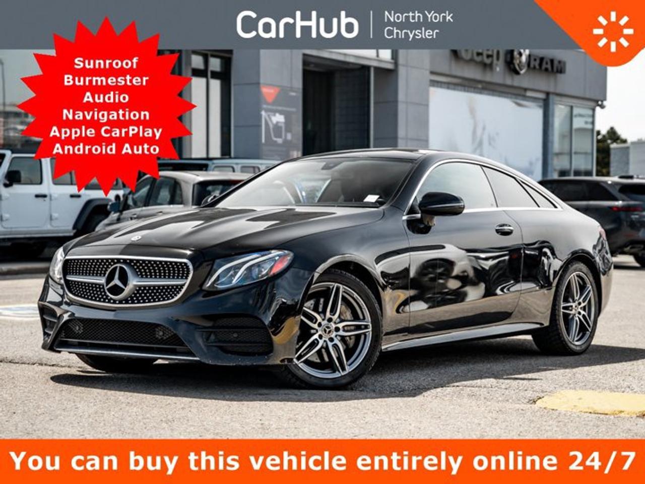 2018 Mercedes-Benz E-Class E 400 Sunroof Burmester Audio Navi  Apple CarPlay Photo