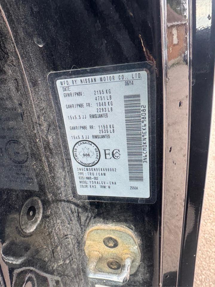 2014 Nissan NV200 S, MINI CARGO, 4 CYL, GREAT ON FUEL, AS IS SPECIA Photo