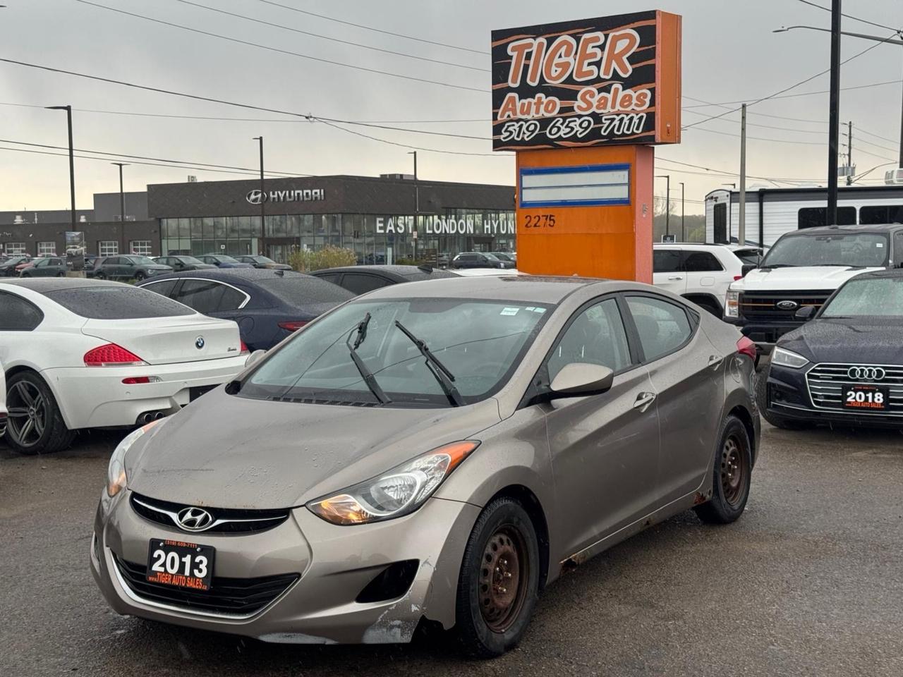 2013 Hyundai Elantra GL, SEDAN, MANUAL, GREAT ON FUEL, AS IS SPECIAL