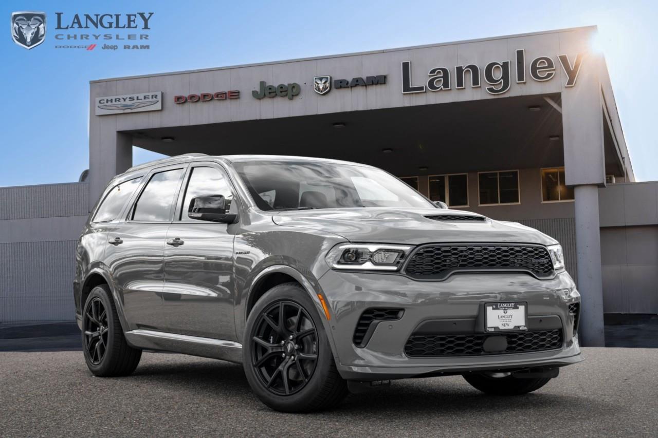 <p><strong>2026 Dodge Durango GT HEMI V8 Premium AWD</strong></p><p>This powerful three-row SUV combines legendary HEMI V8 performance with a versatile, tech-forward interior for a superior family-hauling experience.</p><ul><li><p>Engine: 5.7L HEMI V8 (360 hp, 390 lb-ft torque)</p></li><li><p>Drivetrain: Quadra-Trac I Full-Time AWD</p></li><li><p>Max Towing Capacity: 7,200 lbs</p></li><li><p>0-60 MPH Time: 6.2 seconds</p></li><li><p>Infotainment: 10.1-inch Uconnect 5 touchscreen</p></li></ul><p>Come book a test drive at Langley Chrysler, conveniently located in Langley, British Columbia.</p>*All new vehicle purchases are plus the PDI accessory installs and any price increases provided by the manufacturer. For trucks the accessories will include wheel locks, spray-in liners, and mud flaps. For all other vehicles, wheel locks are standard, other equipment may apply. Confirm with the dealer.

<p>*All prices are net of all manufacturer incentives and/or rebates and are subject to change by the manufacturer without notice. All prices plus applicable taxes, applicable environmental recovery charges, documentation of $599 and full tank of fuel surcharge of $76 if a full tank is chosen.<br />Other items available that are not included in the above price:<br />Tire & Rim Protection and Key fob insurance starting from $599<br />Service contracts (extended warranties) for up to 7 years and 200,000 kms starting from $599<br />Custom vehicle accessory packages, mudflaps and deflectors, tire and rim packages, lift kits, exhaust kits and tonneau covers, canopies and much more that can be added to your payment at time of purchase<br />Undercoating, rust modules, and full protection packages starting from $199<br />Flexible life, disability and critical illness insurances to protect portions of or the entire length of vehicle loan?im?im<br />Financing Fee of $500 when applicable<br />Prices shown are determined using the largest available rebates and incentives and may not qualify for special APR finance offers. See dealer for details. This is a limited time offer.</p>