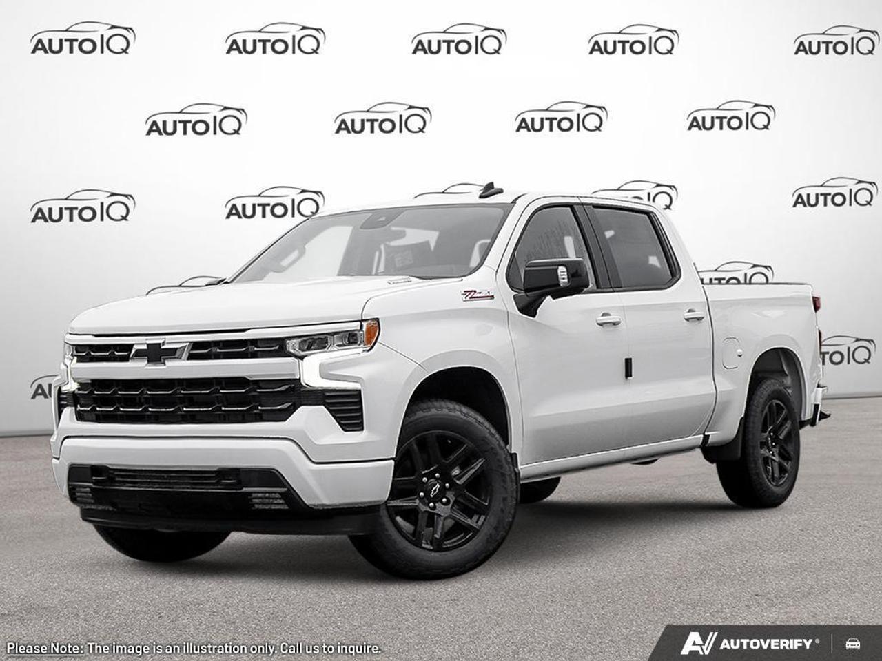 <p>Equipped with $14,380 in factory options. <b>OEM OPTIONS: </b>ALL-WTHR MATS Z71 (DEALER INSTALLED) , CANADIAN BASE EQUIPMENT , 6 ASSIST STEPS BLACK (DEALER INSTALLED) , MULTI-FLEX TAILGATE , 275/60R-20 ALL-TERRAIN TIRES , Z71 OFF-ROAD & PROTECTION PKG , PREF EQUIP GRP , RST TRUE NORTH PREMIUM PKG , 5.3L ECOTEC3 V8 ENG , REAR AXLE 3.23 RATIO , GVWR 3221 KG (7100 LB) , DARK APPEARANCE PKG , PWR SUNROOF , FRONT BKT STS , 10-SPD A/T<br><br><b>PERFORMANCE & CAPABILITY: </b>Straight from the factory floor, this exceptional <b>2026 Chevrolet Silverado 1500 RST</b> finished in Summit White with a Jet Black, Leather-Appointed Seat Trim interior, creating a sharp, classic, and high-contrast appeal. As a powerful Pickup Truck, this Crew Cab configuration offers maximum interior room, ideal for passengers and cargo. Full configuration: 4WD Crew Cab 147 inches RST. Powered by a responsive <b>5.3L 8cyl</b> engine paired with a smooth <b>8 Speed Automatic</b> and a confident <b>4x4</b> system.<br><br><b>PROFILE & PEDIGREE: </b><br> - <b>Shop with Confidence:</b> Over <b>26</b> high-resolution photos are online for you to view every detail.<br><br><b>MODEL REVIEWS: </b>A dependable and capable full-size truck with a reputation for strength and a variety of powerful and efficient engine choices. Equipped with a true <b>4x4 system</b>, this vehicle is ready for serious adventure, offering superior off-road capability.<br>Powered by a commanding <b>5.3L 8cyl</b>, delivering impressive horsepower and torque. Equipped with an <b>8-Speed Automatic</b> transmission, this vehicle offers a perfect balance of smooth performance and decisive power delivery.<br><br><b>EQUIPMENT: </b><br><b>Safety & Driver Assistance:</b> TRACTION CONTROL, ABS BRAKES, BRAKE ASSIST, DUAL FRONT IMPACT AIRBAGS, DUAL FRONT SIDE IMPACT AIRBAGS, IGNITION DISABLE<br><b>Comfort & Convenience:</b> POWER WINDOWS, POWER STEERING, 1-TOUCH DOWN, 1-TOUCH UP, AUTOMATIC TEMPERATURE CONTROL, DRIVER DOOR BIN<br><b>Technology & Entertainment:</b> TACHOMETER, COMPASS, OUTSIDE TEMPERATURE DISPLAY<br><b>Performance & Capability:</b> TRAILER HITCH, FRONT ANTI-ROLL BAR, FRONT WHEEL INDEPENDENT SUSPENSION, SPEED-SENSING STEERING, Z71 OFF-ROAD & PROTECTION PKG, 5.3L ECOTEC3 V8 ENG<br><b>Exterior & Styling:</b> DELAY-OFF HEADLIGHTS, FRONT FOG LIGHTS, FULLY AUTOMATIC HEADLIGHTS, PERIMETER/APPROACH LIGHTS, AUTO HIGH-BEAM HEADLIGHTS, ALL-WTHR MATS Z71 (DEALER INSTALLED)<br><br>Questions about this <b>Chevrolet Silverado 1500</b>? Contact our team for more information or to book a drive!<br><br></p> <p></p> <h4>YOUR DRIVE, SIMPLIFIED BY AUTOIQ</h4> <p><em><strong>BUY WITH COMPLETE CONFIDENCE!</strong></em></p> <p>Shop online or in-store, any way you want it. Get a virtual trade estimate & appraisal and virtual credit approval & eSignature! Buying a new vehicle is a significant purchase, and we want to ensure that you LOVE it! Whether you are purchasing a new or quality pre-owned vehicle from us, we offer attractive financing rates and flexible terms! Bad credit? No credit? Bankruptcy? Newcomer? Don't worry! We've got special programs to help you get that long-needed vehicle with the financing that you need! We accept all credit applications O.A.C. See us for more details.</p><p></p>

<h4>YOUR DRIVE, SIMPLIFIED BY AUTOIQ</h4>

<p><em><strong>BUY WITH COMPLETE CONFIDENCE!</strong></em></p>

<p>Shop online or in-store, any way you want it. Get a virtual trade estimate & appraisal and virtual credit approval & eSignature! Buying a new vehicle is a significant purchase, and we want to ensure that you LOVE it! Whether you are purchasing a new or quality pre-owned vehicle from us, we offer attractive financing rates and flexible terms! Bad credit? No credit? Bankruptcy? Newcomer? Dont worry! Weve got special programs to help you get that long-needed vehicle with the financing that you need! We accept all credit applications O.A.C. See us for more details.</p>