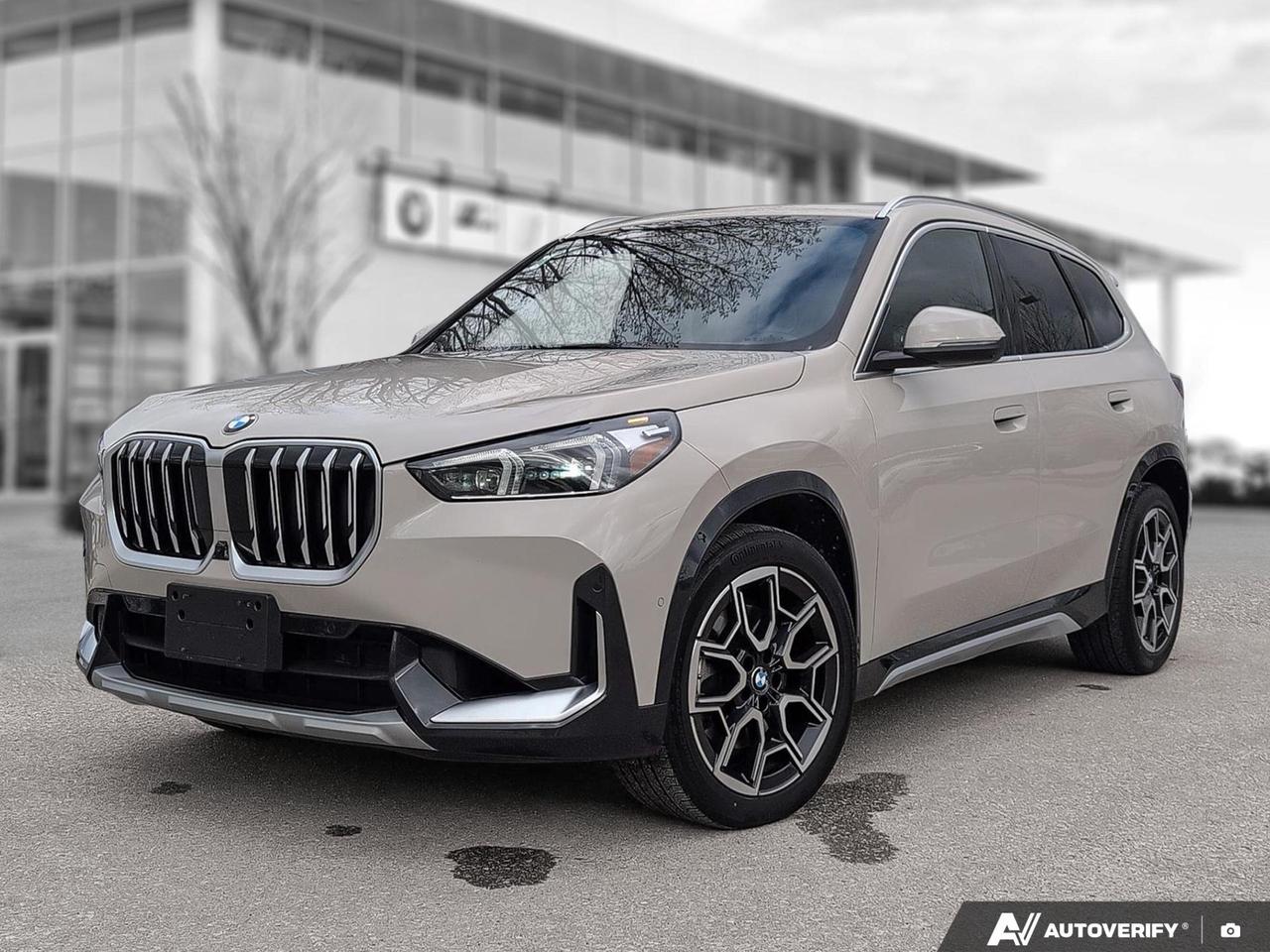 Beautiful color combination! Employee demo! Highway mileage!
This 2026 BMW X1 xDrive28i in striking Dune Grey Metallic is barely broken in at just 22,918 km, offering near-new luxury at a used price. Equipped with the Premium Enhanced and XLine Packages, this X1 delivers a refined, sport-forward driving experience backed by BMWs TwinPower Turbo engine and intelligent AWD system  all from Birchwood BMW.

Key Features:
- Premium Enhanced & XLine Packages  sport styling and elevated equipment over the base X1
- Perforated Veganza upholstery with heated front seats and power driver memory seating
- Wireless Apple CarPlay and Android Auto for seamless smartphone integration
- Integrated Navigation System with voice activation  no subscription app required
- Dual-zone automatic climate control for personalized front cabin comfort
- Keyfob remote start, proximity entry, and push-button start for everyday convenience
- Power liftgate with keyfob cargo access  practical for an active lifestyle
- Comprehensive safety suite including Blind Spot Detection, Rear Cross-Traffic Alert, Front Collision Mitigation, and Park Distance Control (front & rear)

At Birchwood BMW, were committed to making your buying experience straightforward and enjoyable. Ready to take the next step? Reserve this X1 online, start your purchase, or book a test drive at www.birchwoodbmw.ca  our team is here to answer any questions you have along the way.
Unforgettable experiences guaranteed! Buy your next Pre-Owned vehicle from Birchwood BMW and enjoy brand specific luxuries including:
 A full CARFAX vehicle report
 Complete vehicle detailing & a full tank of gas.
 BMW Factory Certified Technicians with 100+ Years of Experience
 Certifiable BMW Vehicles
 21 Loaner Vehicles
Discover the ultimate driving experience today! Book your appointment at 204-452-7799.
Dealer Permit #9740
Dealer permit #9740