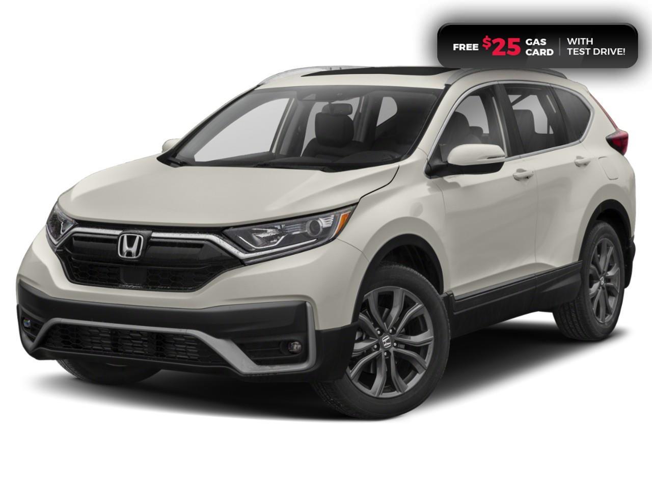<p><span style=color:rgb( 0 , 0 , 0 )><strong>GREAT CR-V! TEST DRIVE TODAY! </strong></span></p><p><span style=color:rgb( 0 , 0 , 0 )>2020 Honda CR-V Sport featuring CVT transmission, five passenger seating, power sunroof, remote engine starter, rearview camera with dynamic guidelines, Apple CarPlay and Android Auto connectivity, Siri® Eyes Free compatibility, ECON mode, Bluetooth, AM/FM audio system with two USB inputs, steering wheel mounted controls, cruise control, air conditioning, dual climate zones, heated front seats, 12V power outlet, idle stop, power mirrors, power locks, power windows, 60/40 split fold-down rear seatback, Anchors and Tethers for Children (LATCH), The Honda Sensing Technologies - Adaptive Cruise Control, Forward Collision Warning system, Collision Mitigation Braking system, Lane Departure Warning system, Lane Keeping Assist system and Road Departure Mitigation system, remote keyless entry with trunk release, auto on/off headlights, LED brake lights, LED tail lights, electronic stability control and anti-lock braking system.Contact Cambridge Centre Honda for special discounted finance rates, as low as 8.99%, on approved credit from Honda Financial Services. </span></p><p><span style=color:rgb( 255 , 0 , 0 )><strong>FREE $25 GAS CARD WITH TEST DRIVE!</strong></span></p><p><span style=color:rgb( 0 , 0 , 0 )>Our philosophy is simple. We believe that buying and owning a car should be easy, enjoyable and transparent. Welcome to the Cambridge Centre Honda Family! Cambridge Centre Honda proudly serves customers from Cambridge, Kitchener, Waterloo, Brantford, Hamilton, Waterford, Brant, Woodstock, Paris, Branchton, Preston, Hespeler, Galt, Puslinch, Morriston, Roseville, Plattsville, New Hamburg, Baden, Tavistock, Stratford, Wellesley, St. Clements, St. Jacobs, Elmira, Breslau, Guelph, Fergus, Elora, Rockwood, Halton Hills, Georgetown, Milton and all across Ontario!</span></p>
