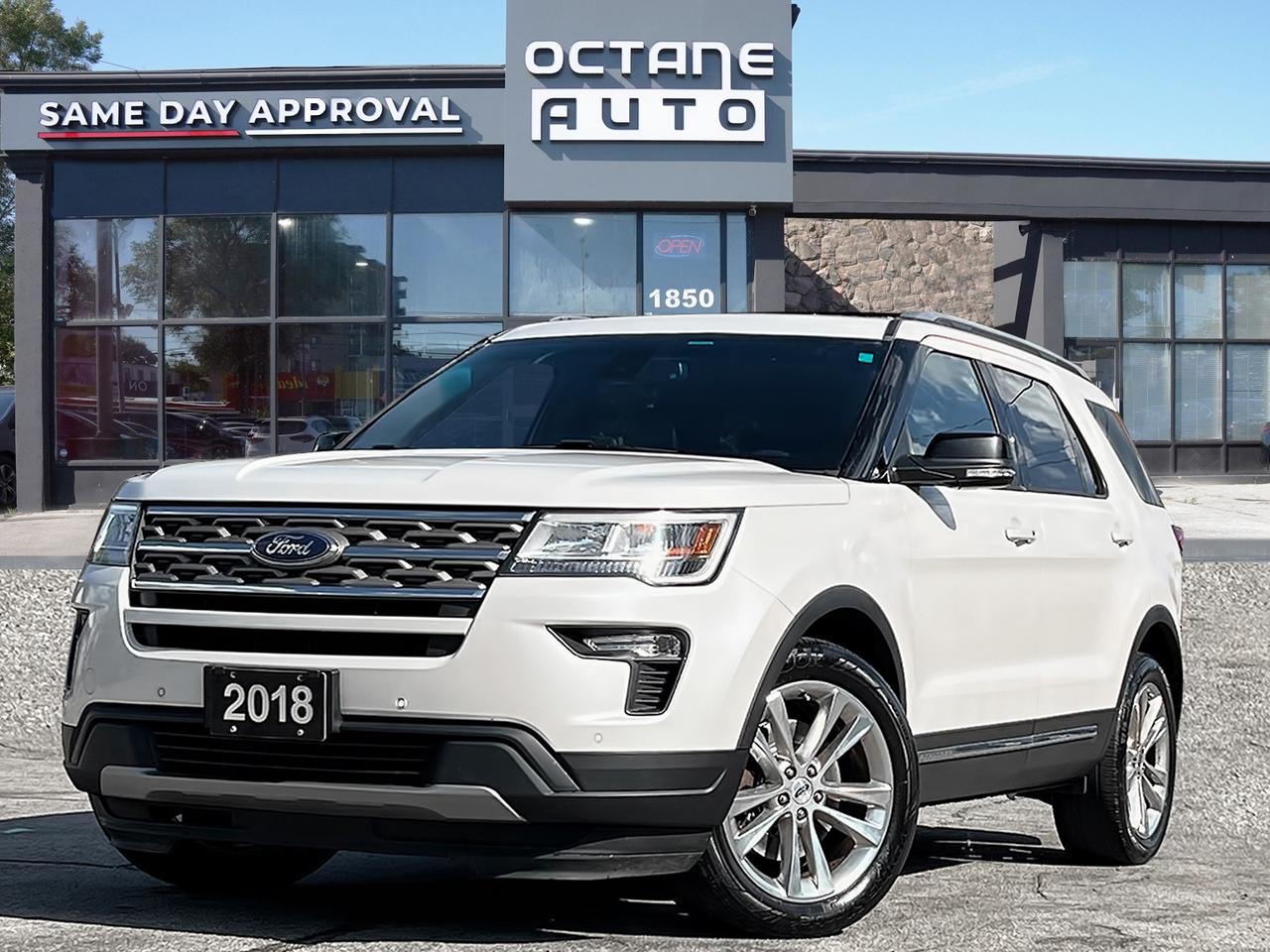 Finance Price $21895 Cash Price $23395 | AWD | Explorer XLT | 7 passenger | Leather seats | Panoramic sunroof | Heated front seats | Dual climate control | Navigation | Rear view camera with sensors | Blind spot monitoring | Rear climate control | Power tailgate | Remote starter | Apple CarPlay | Android Auto | Keyless entry with push start | Alloy wheels | Well maintained | Fuel economy approx 13.1 L/100km city / 9.2 L/100km highway 

Available Now at Octane Used Cars!
1850 Lawrence Ave E, Scarborough, ON M1R 2Y4
Call us today to book your test drive!

CERTIFICATION 
All our vehicles go through a comprehensive safety inspection that exceeds industry standards. Certification includes a full inspection, oil change, and professional detailing before delivery. Vehicles are not drivable if not certified and not e-tested. A certification package is available for $699. Trade-ins welcome. Taxes and licensing extra.

FINANCING 
Good credit, bad credit, or no credit we can help. Instant approvals available with flexible plans tailored to your needs. Financing deals are subject to an admin fee.

WARRANTY 
This vehicle qualifies for extended warranty options. Our team can help you choose the right coverage.

PRICE 
At Octane Used Cars, we offer fair, transparent, no-haggle pricing. We monitor the market to keep our vehicles priced competitively, giving you the best value with a no-pressure buying experience.